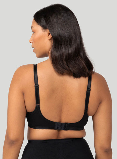 Triumph Embroidered Minimizer Bra -Black
