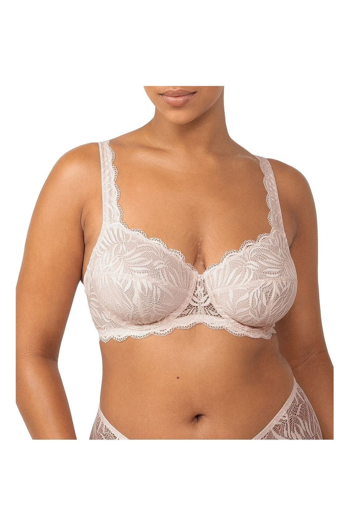 Triumph Essential Lace Balconette Underwire Bra -Nude Pink