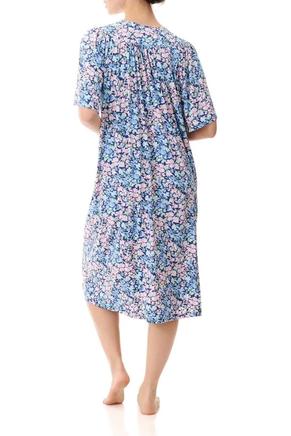 Givoni Venus Stretch Nylon Zip Brunchcoat -Blue/Pink(XS Only)