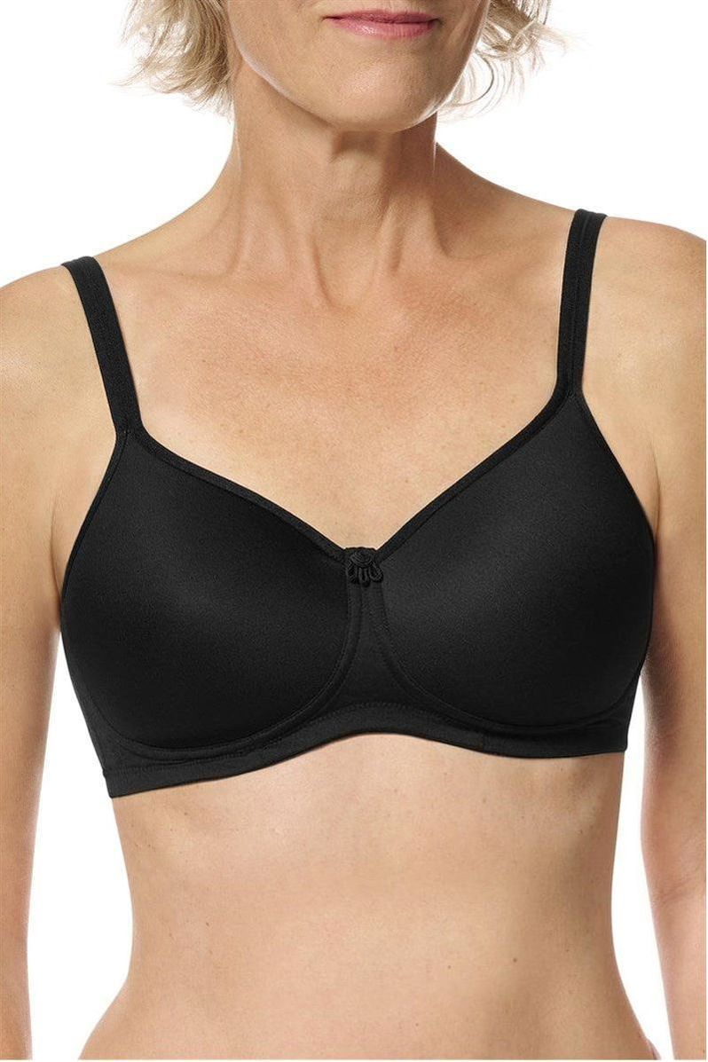 Amoena Mara Moulded Wirefree Bra -Black