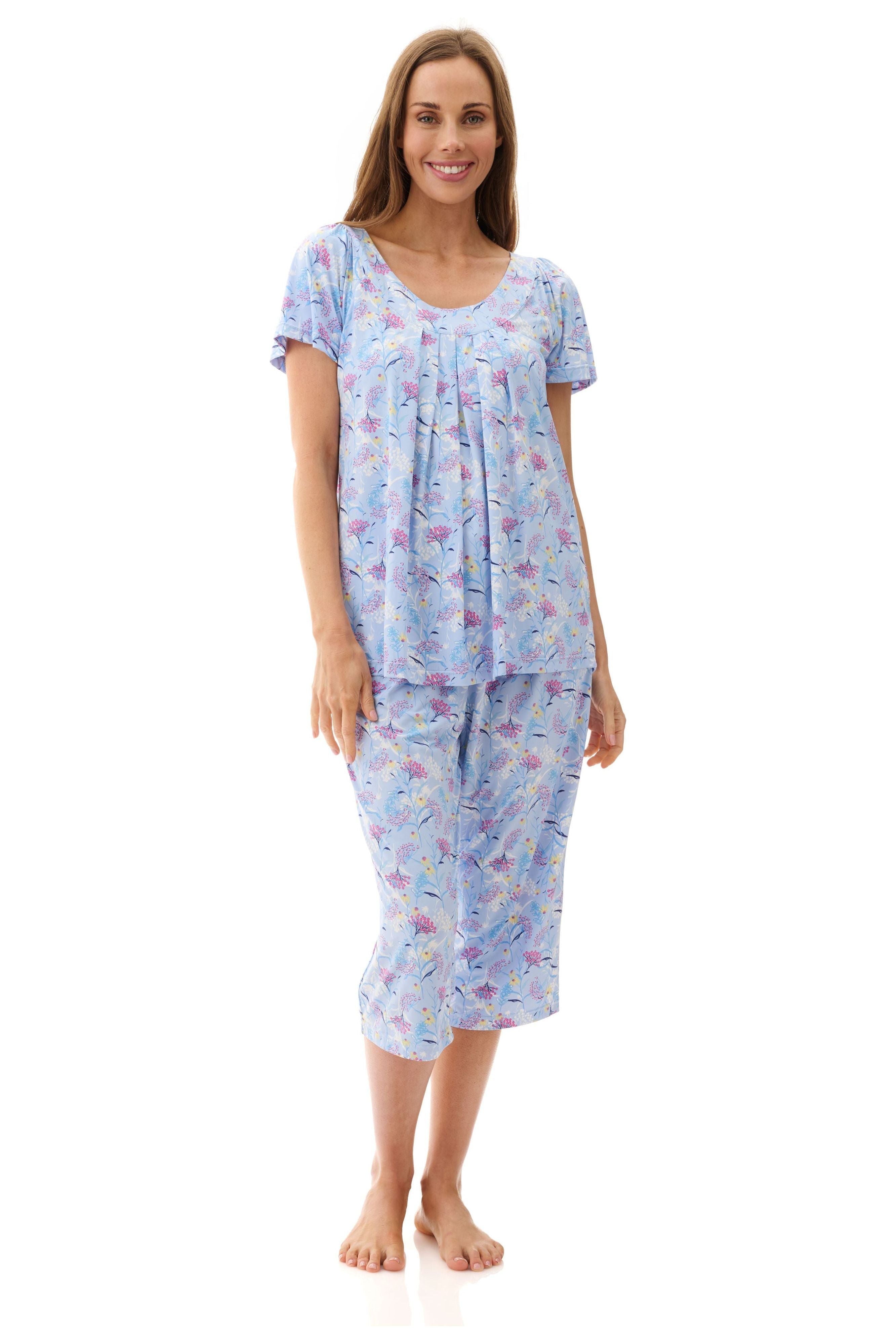 Givoni Gabby Stretch Nylon Capri PJ -Blue(XL Only)