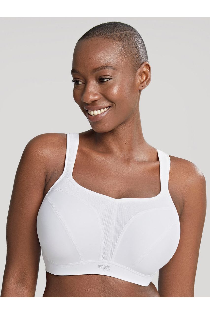 Panache Underwire Sports Bra -White(8E/8H/12F/14GG/18E/18F)