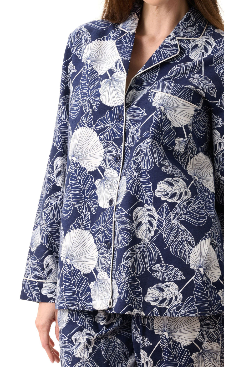-Givoni Drew Flannelette Pyjama -Navy(S & L)