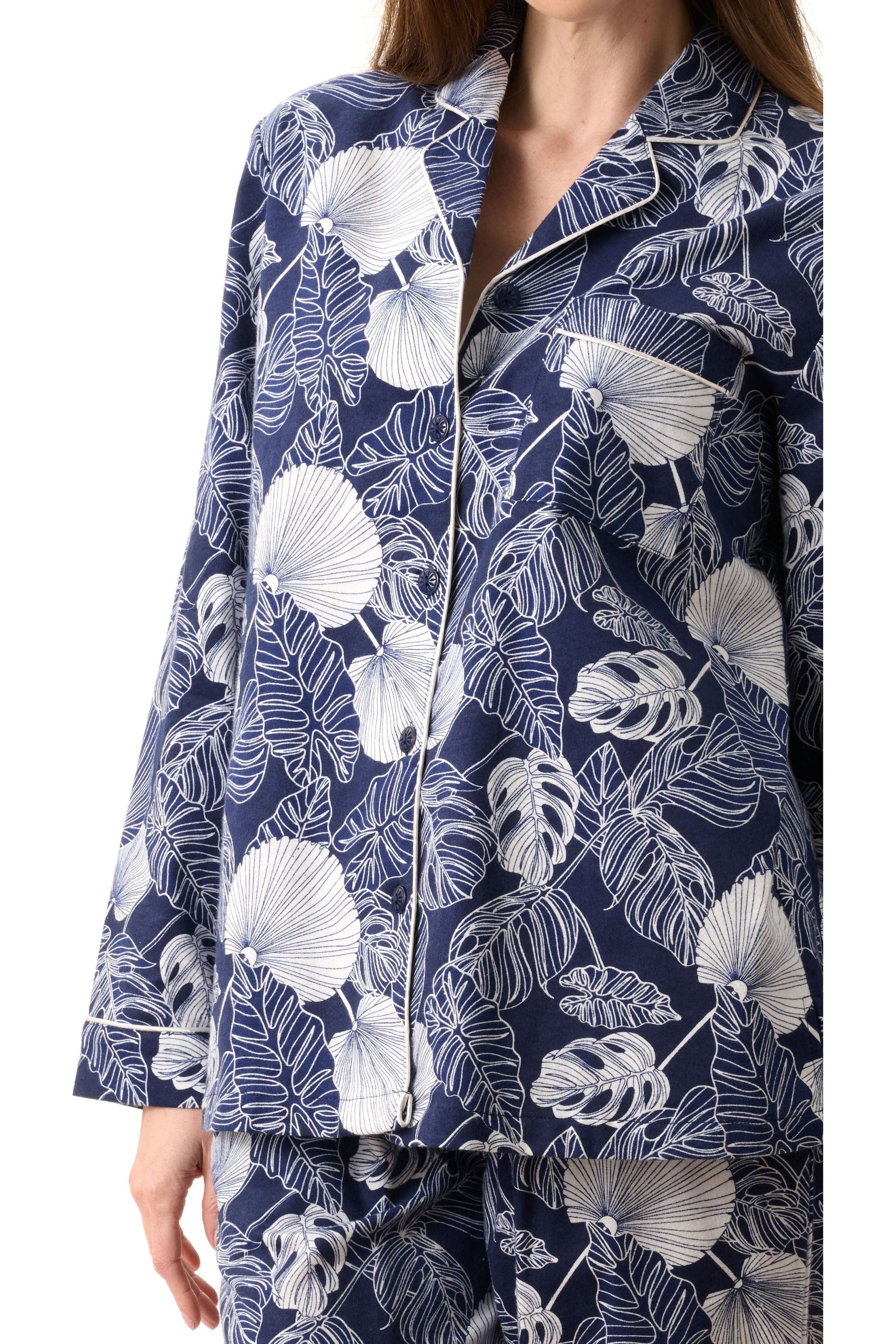 -Givoni Drew Flannelette Pyjama -Navy(S & L)