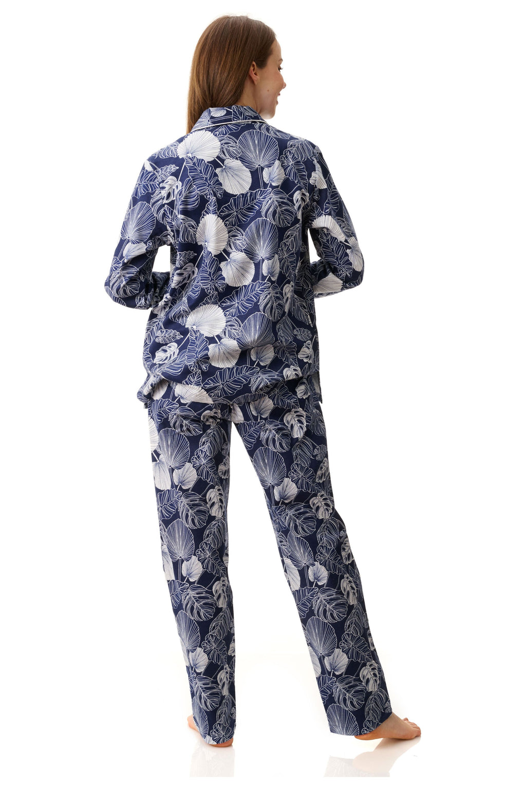 -Givoni Drew Flannelette Pyjama -Navy(S & L)
