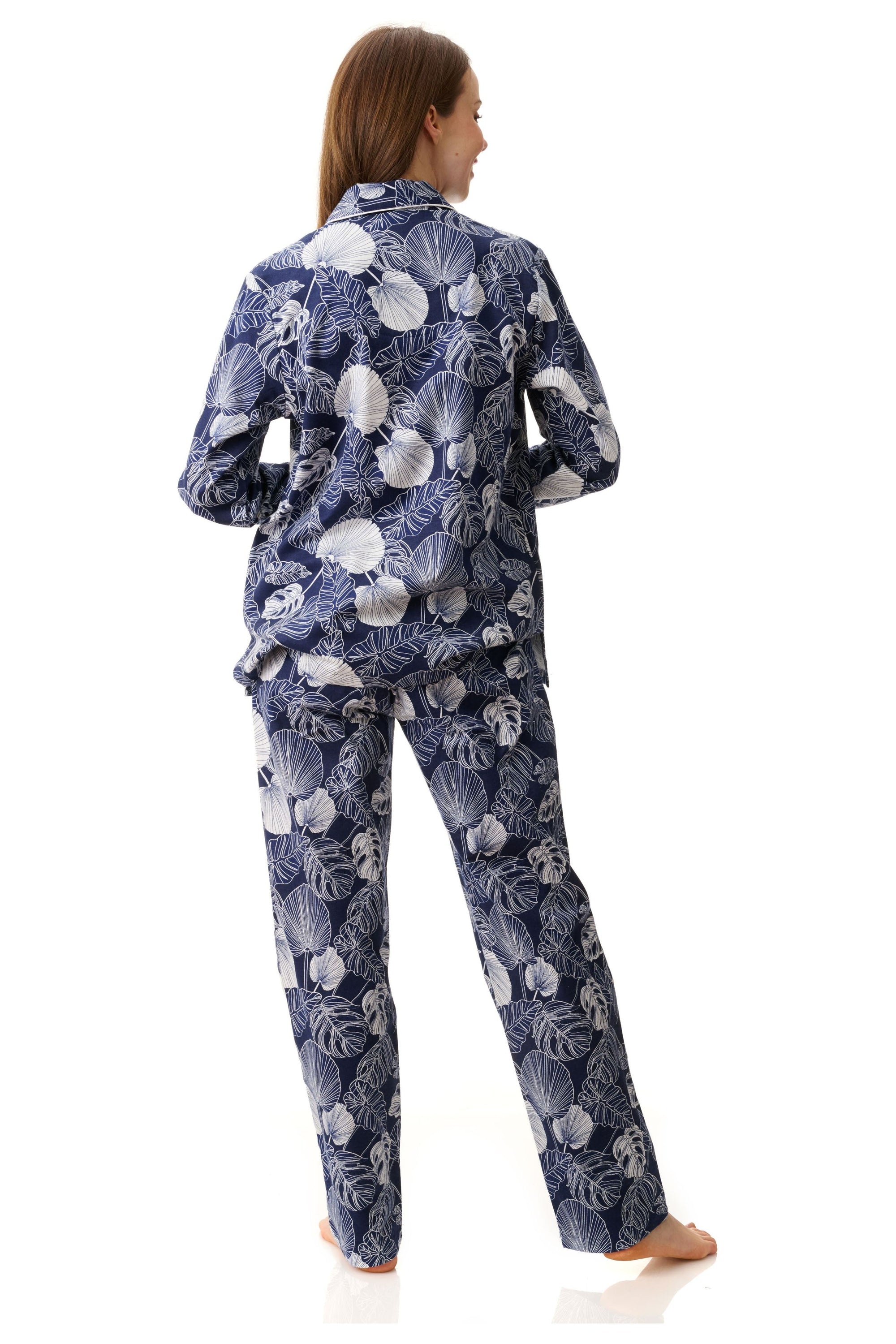 -Givoni Drew Flannelette Pyjama -Navy(S & L)