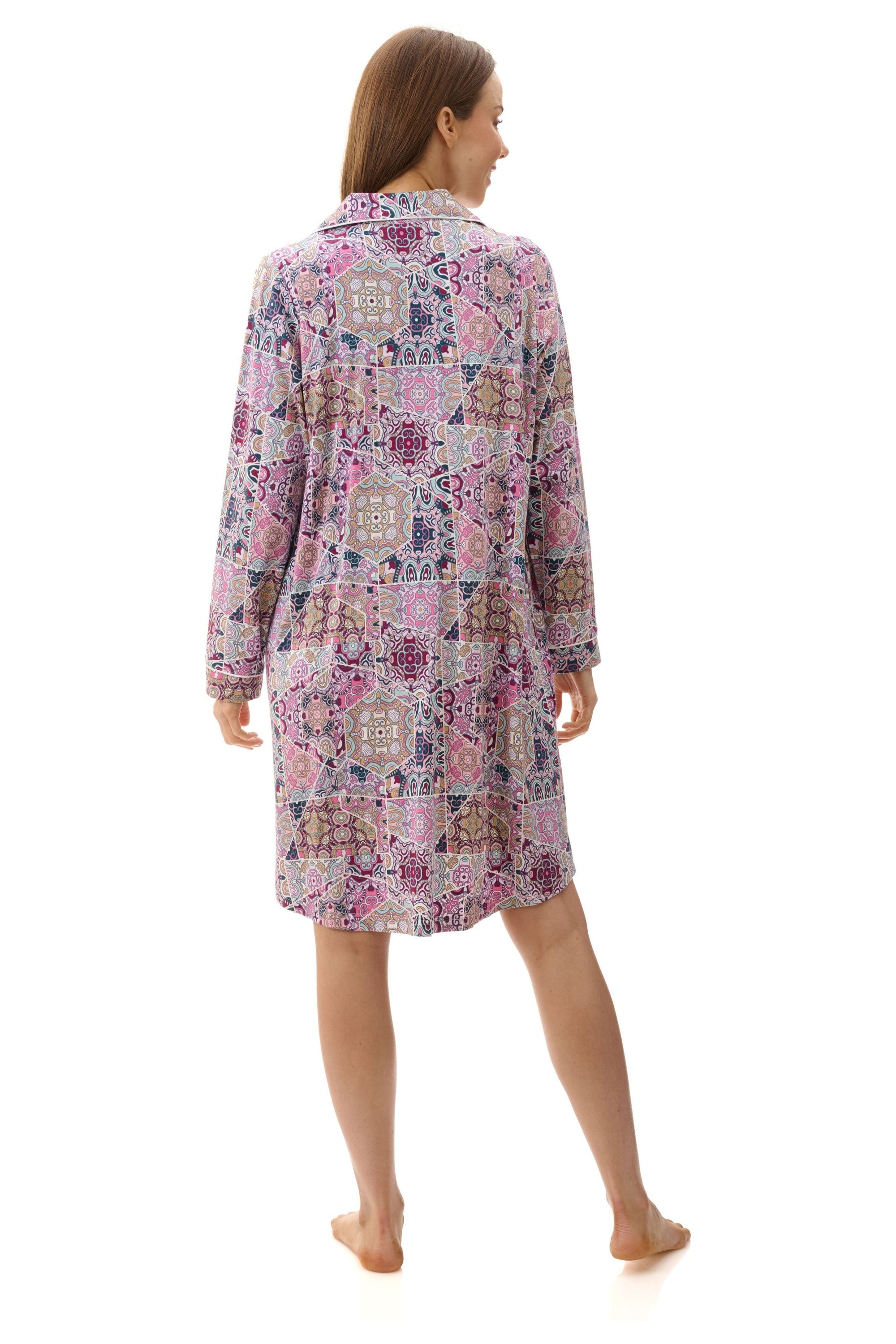 Givoni Kayla Cotton/Bamboo Short Sleepshirt -Multi(S Only)