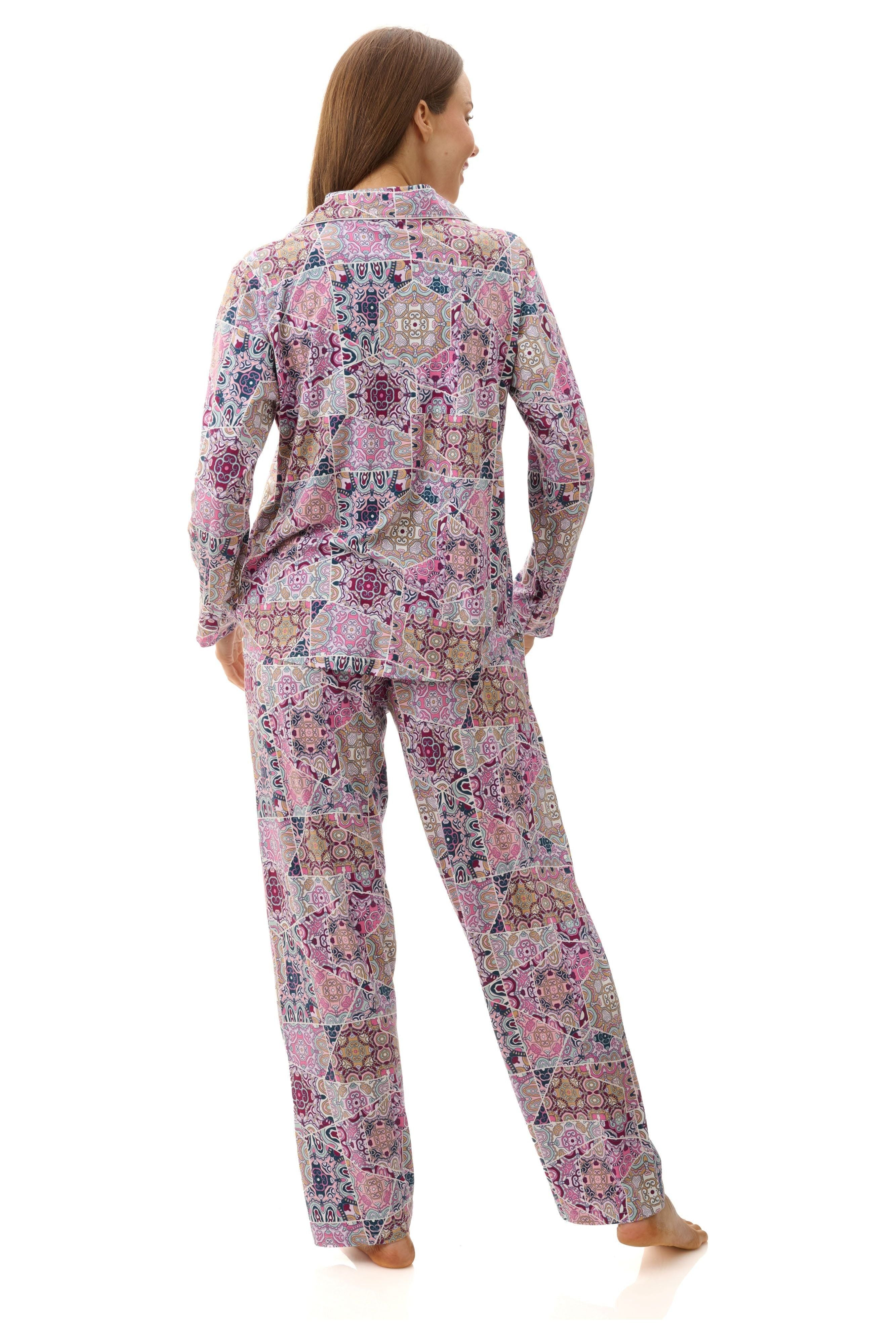 Givoni Kayla Cotton/Bamboo Knit Pyjama -Multi(S Only)