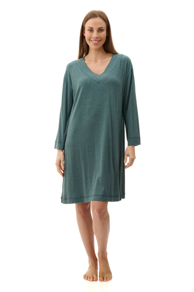 Givoni Modal Knit Short Nightie -Moss(L Only)