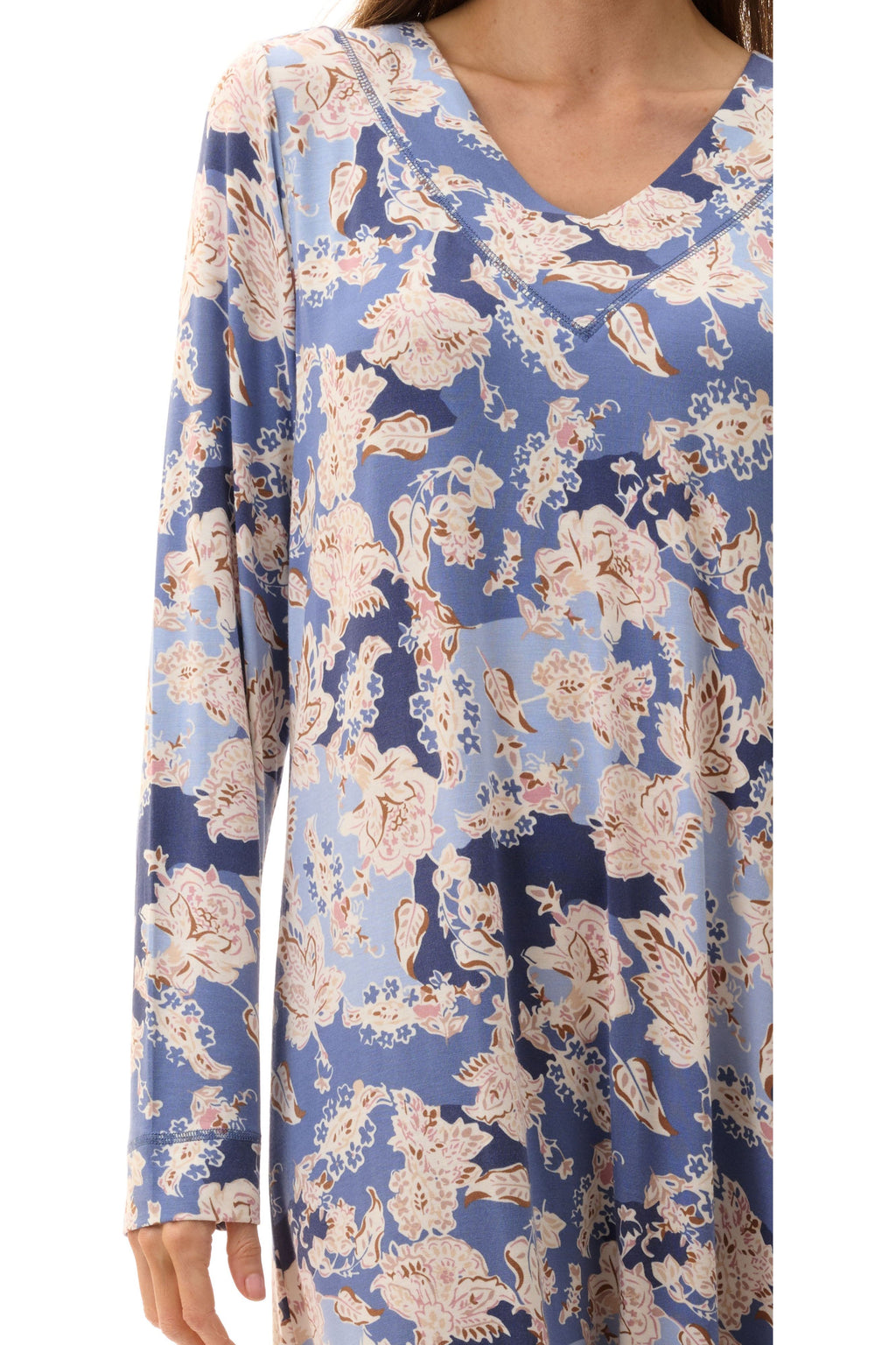 Givoni Mary Modal Knit Short Nightie -Denim(M Only)