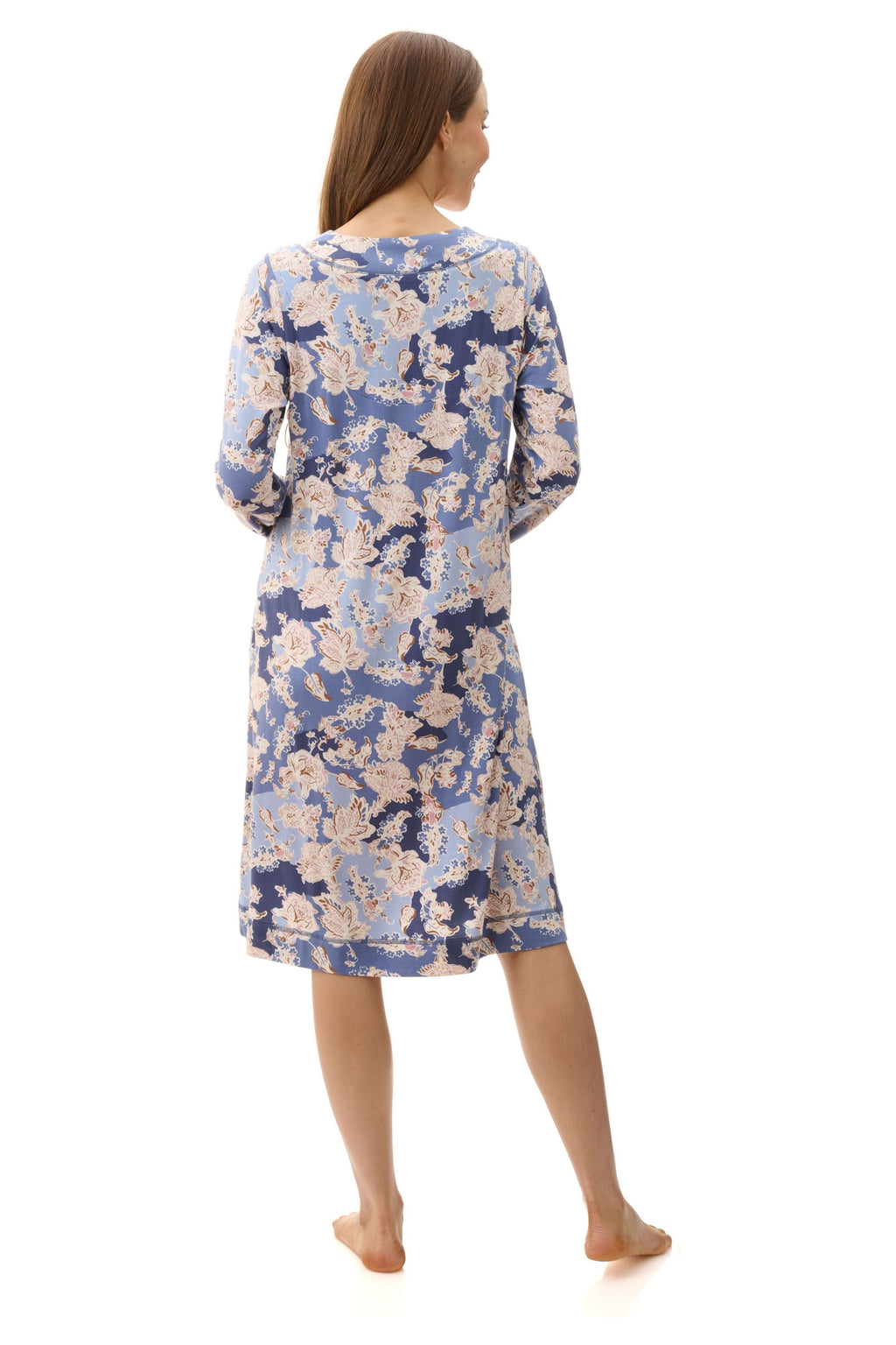 Givoni Mary Modal Knit Short Nightie -Denim(M Only)