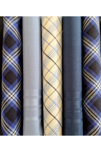 Rosdale 5 Pack Mens Handkerchiefs