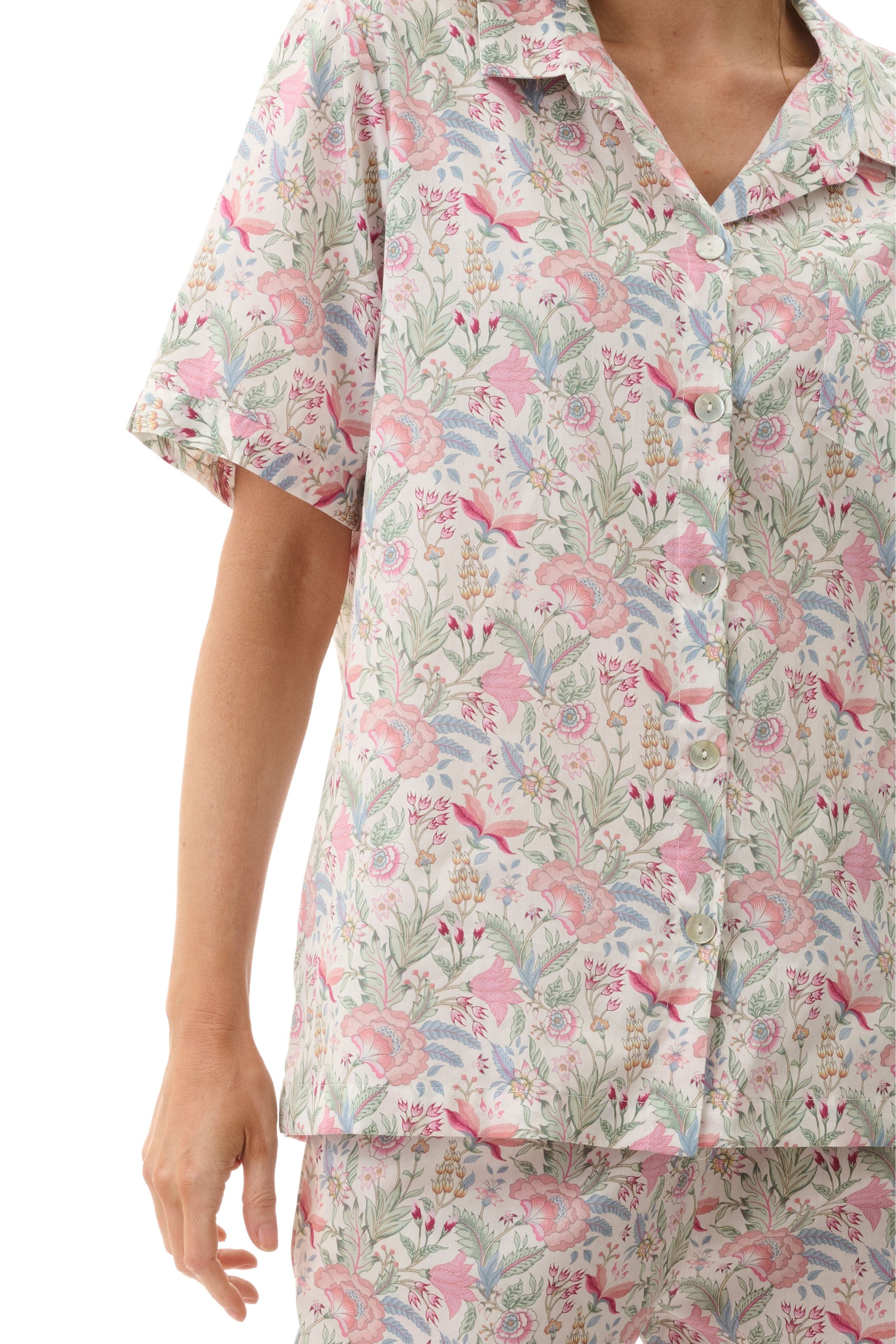 Givoni Viviene Cotton Capri Leg Pyjama -Multi