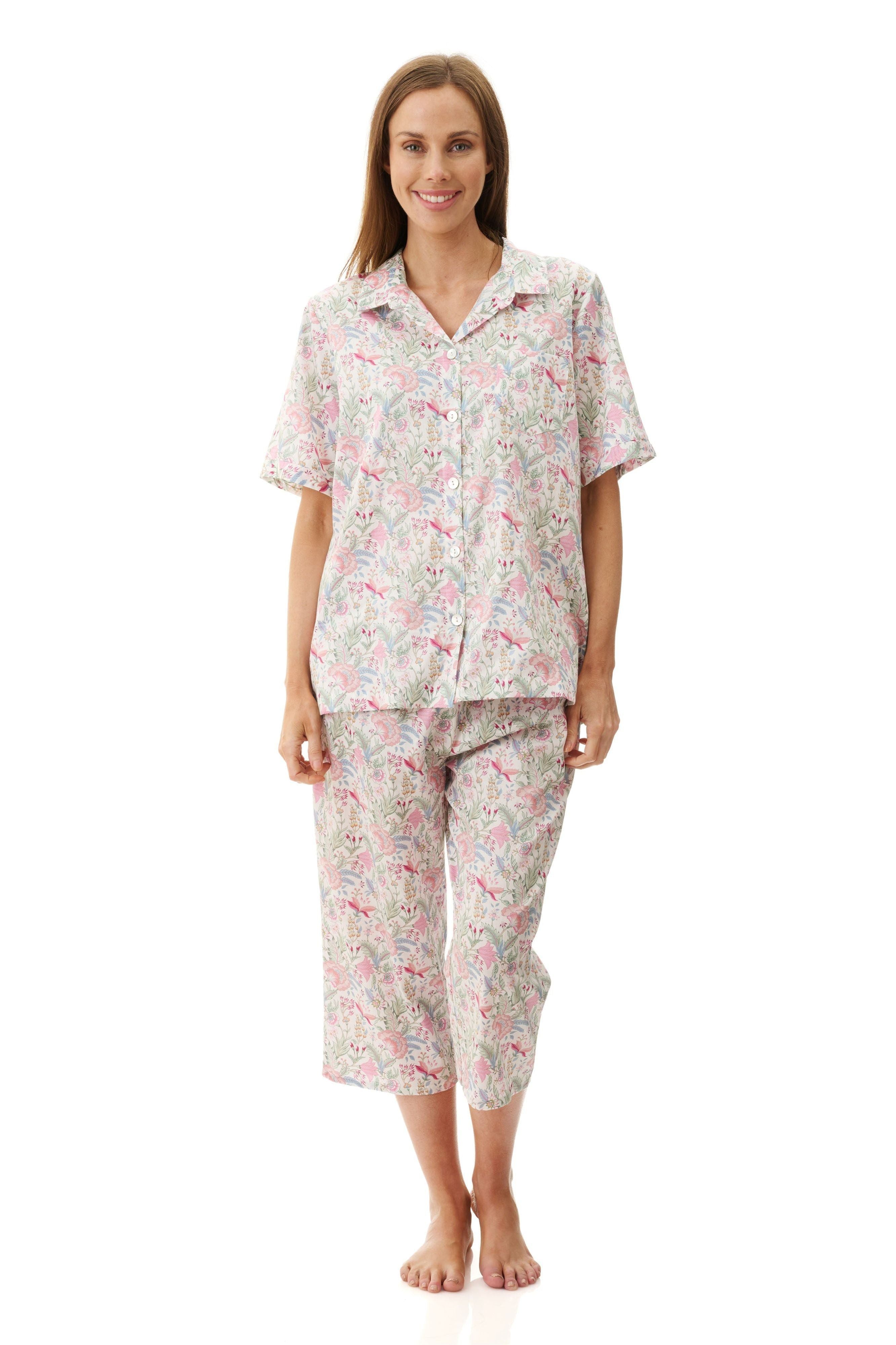 Givoni Viviene Cotton Capri Leg Pyjama -Multi