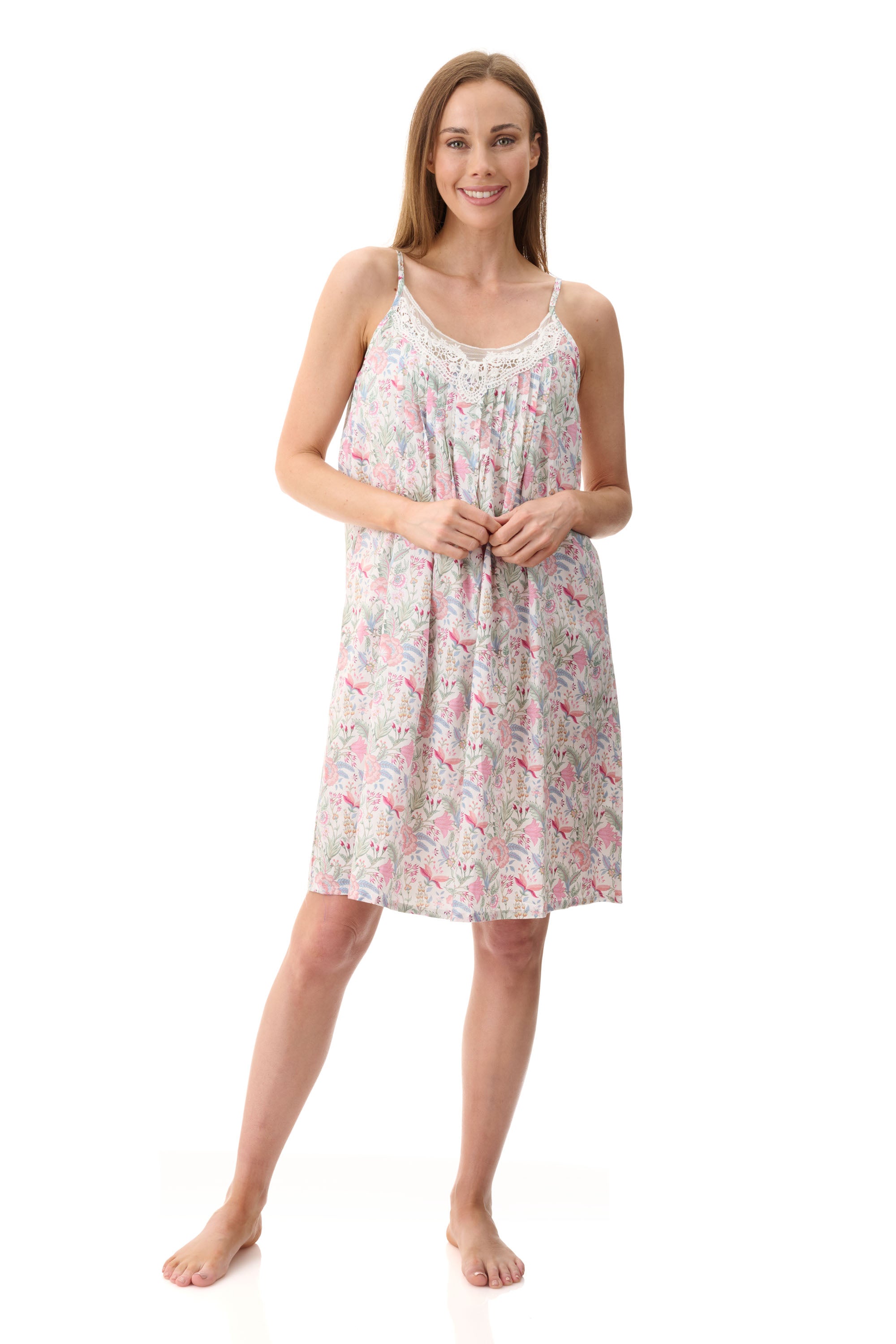Givoni Viviene Cotton Short Chemise -Multi