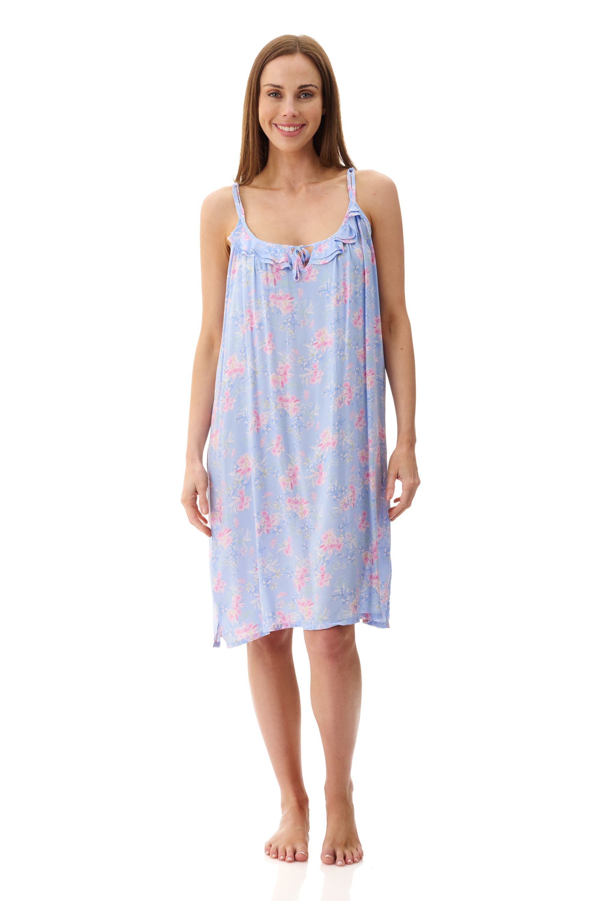 Givoni Jessica Viscose Short Chemise -Blue