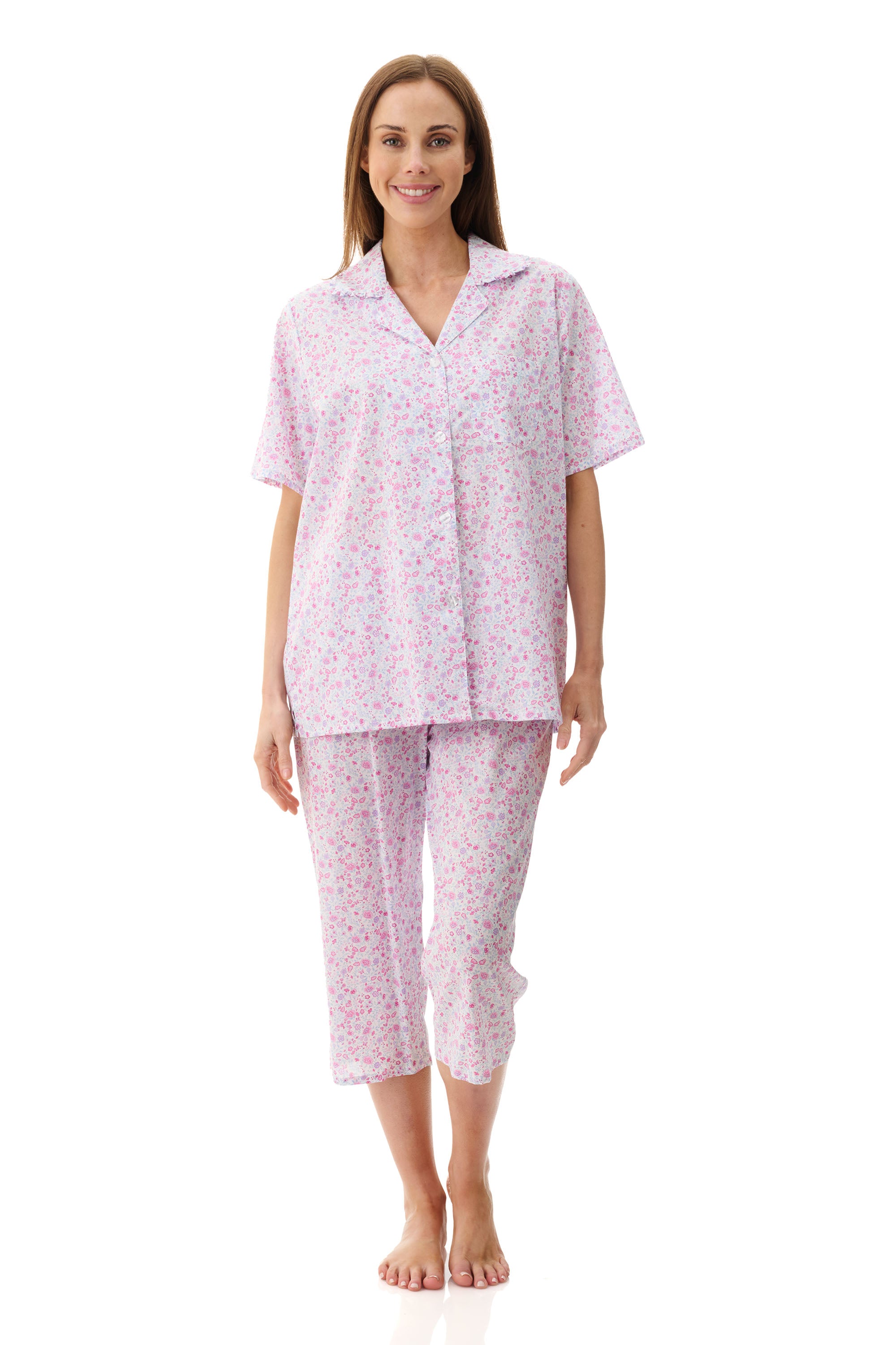 Givoni Brodie Cotton Capri Leg Pyjama -Multi