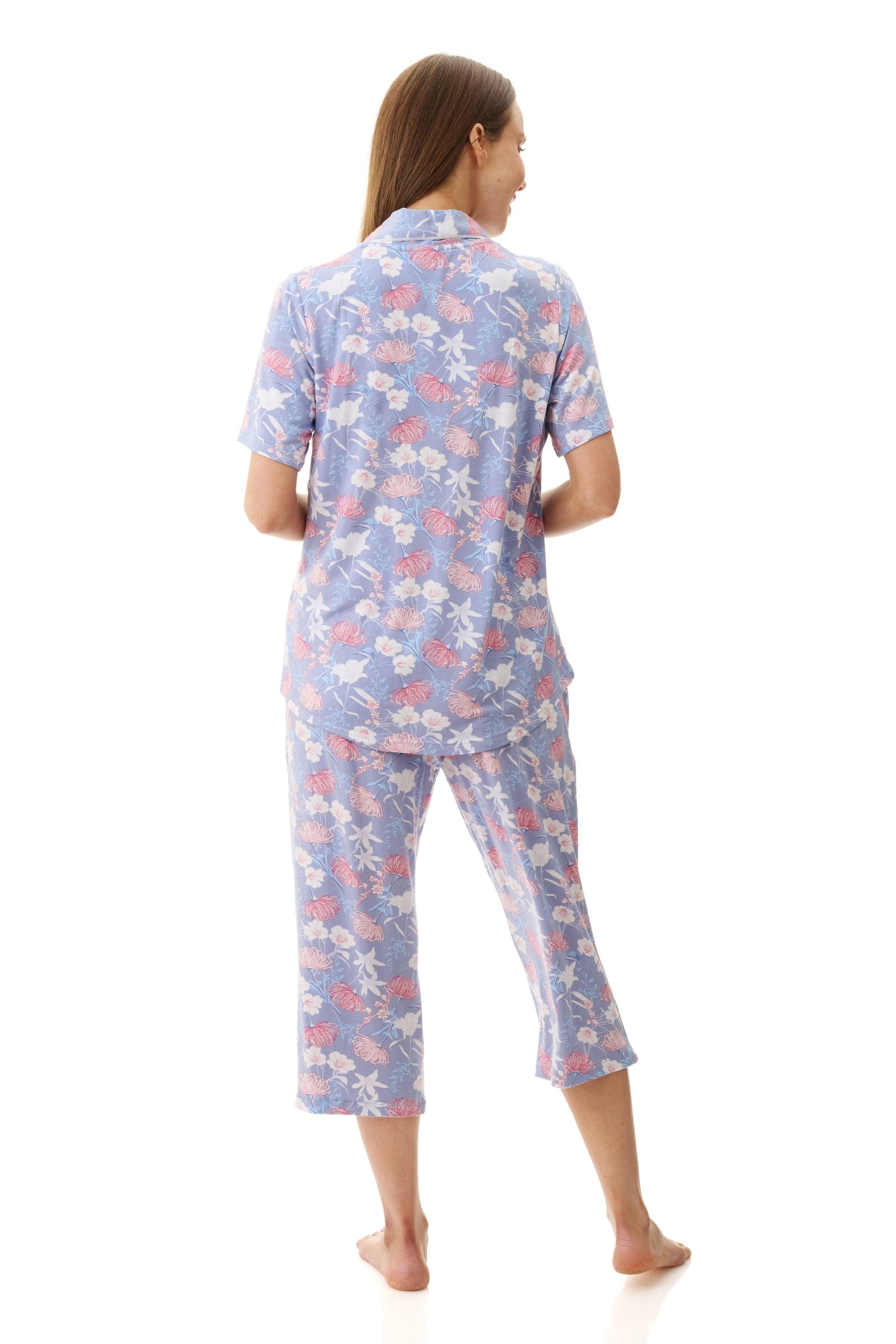 Givoni Barbara Modal Knit Capri Leg Pyjama -Dusk