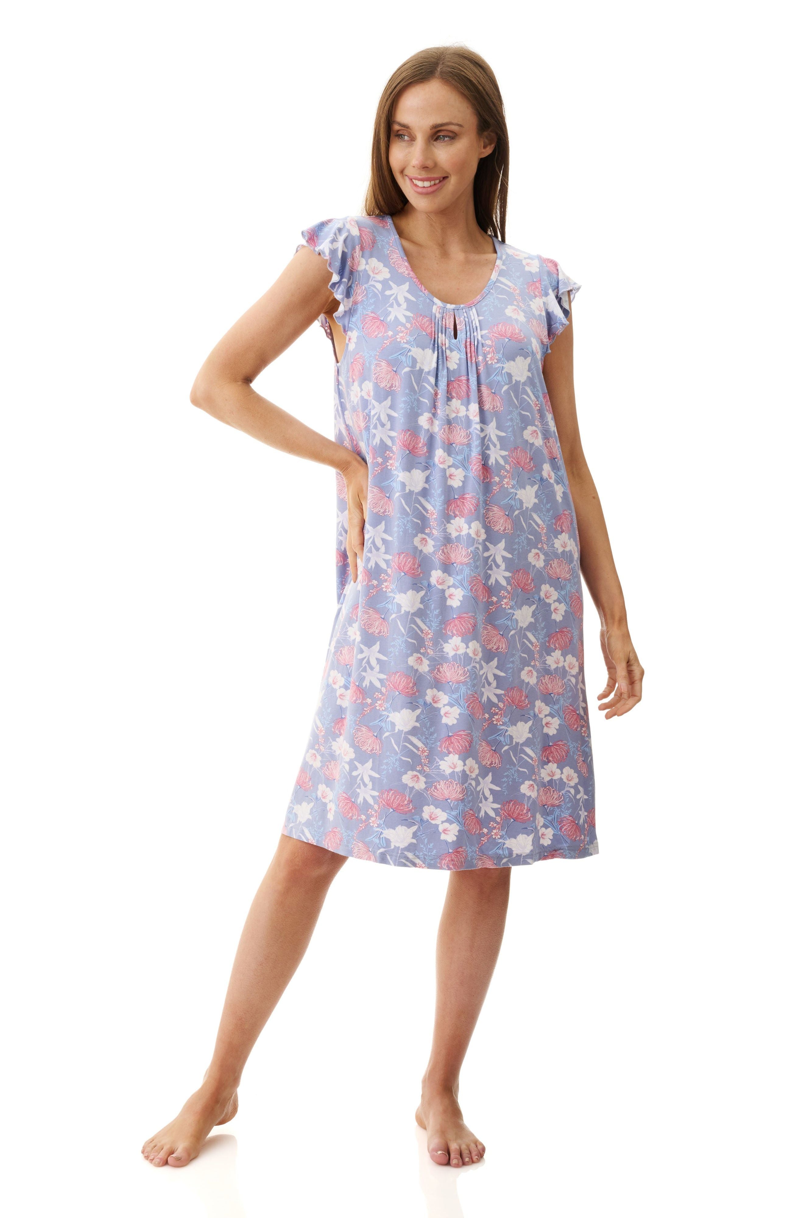 Givoni Barbara Modal Knit Short Nightie -Dusk