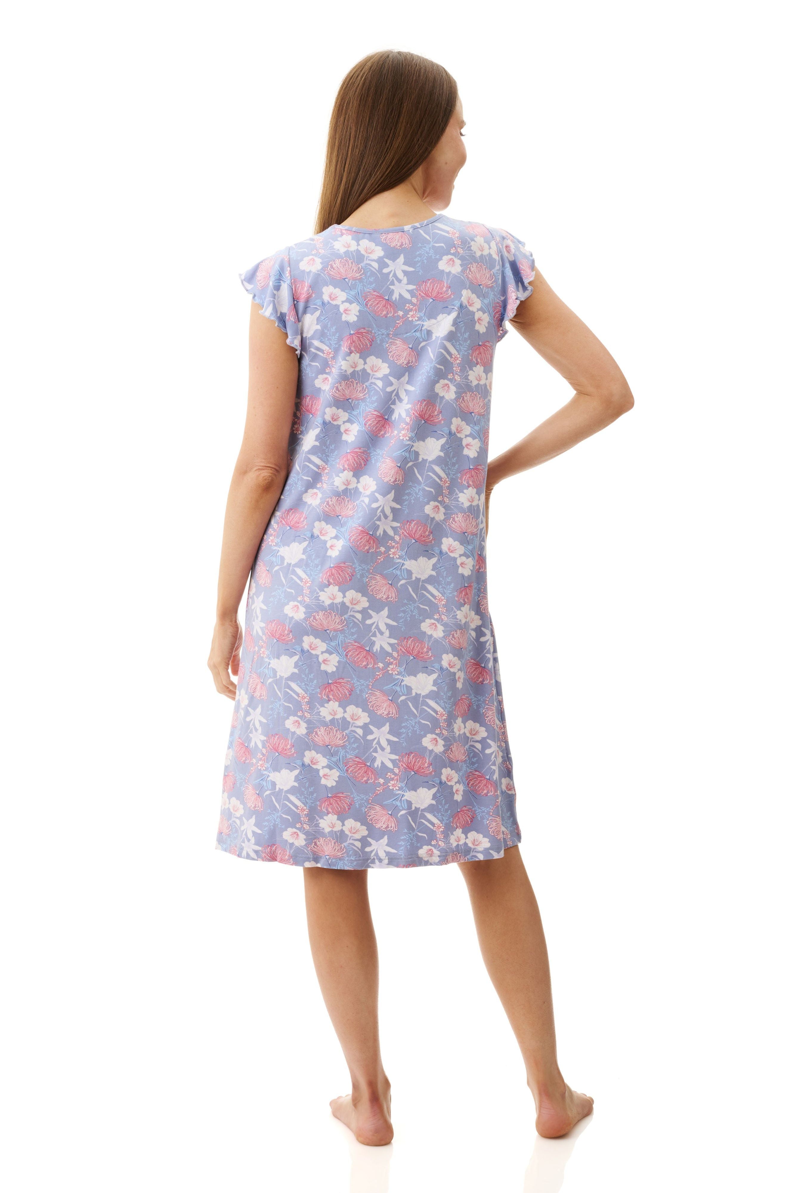 Givoni Barbara Modal Knit Short Nightie -Dusk