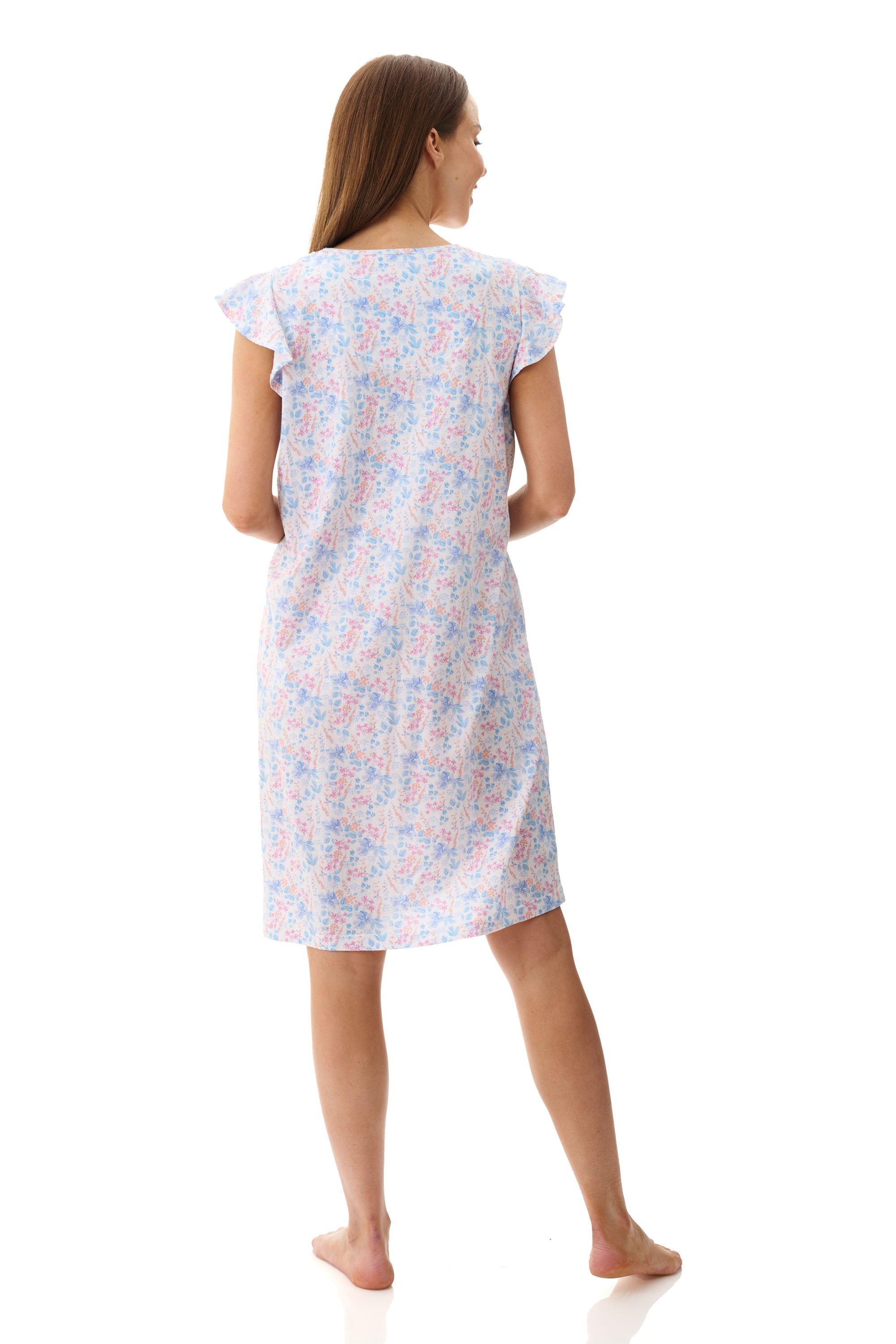 Givoni Penny Cotton Knit Short Nightie -Multi(M & L)