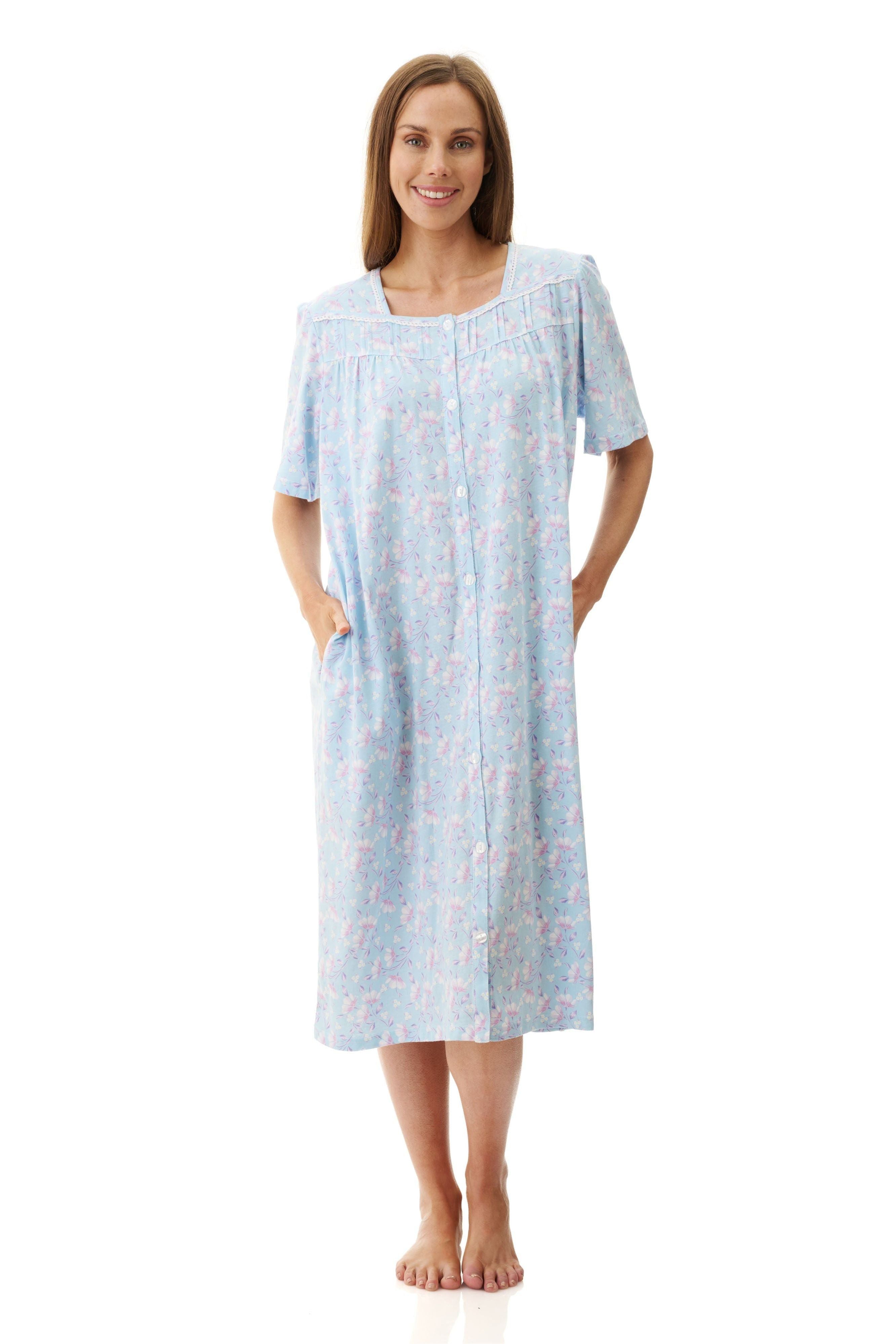 Givoni Val Cotton Knit Brunchcoat -Aqua