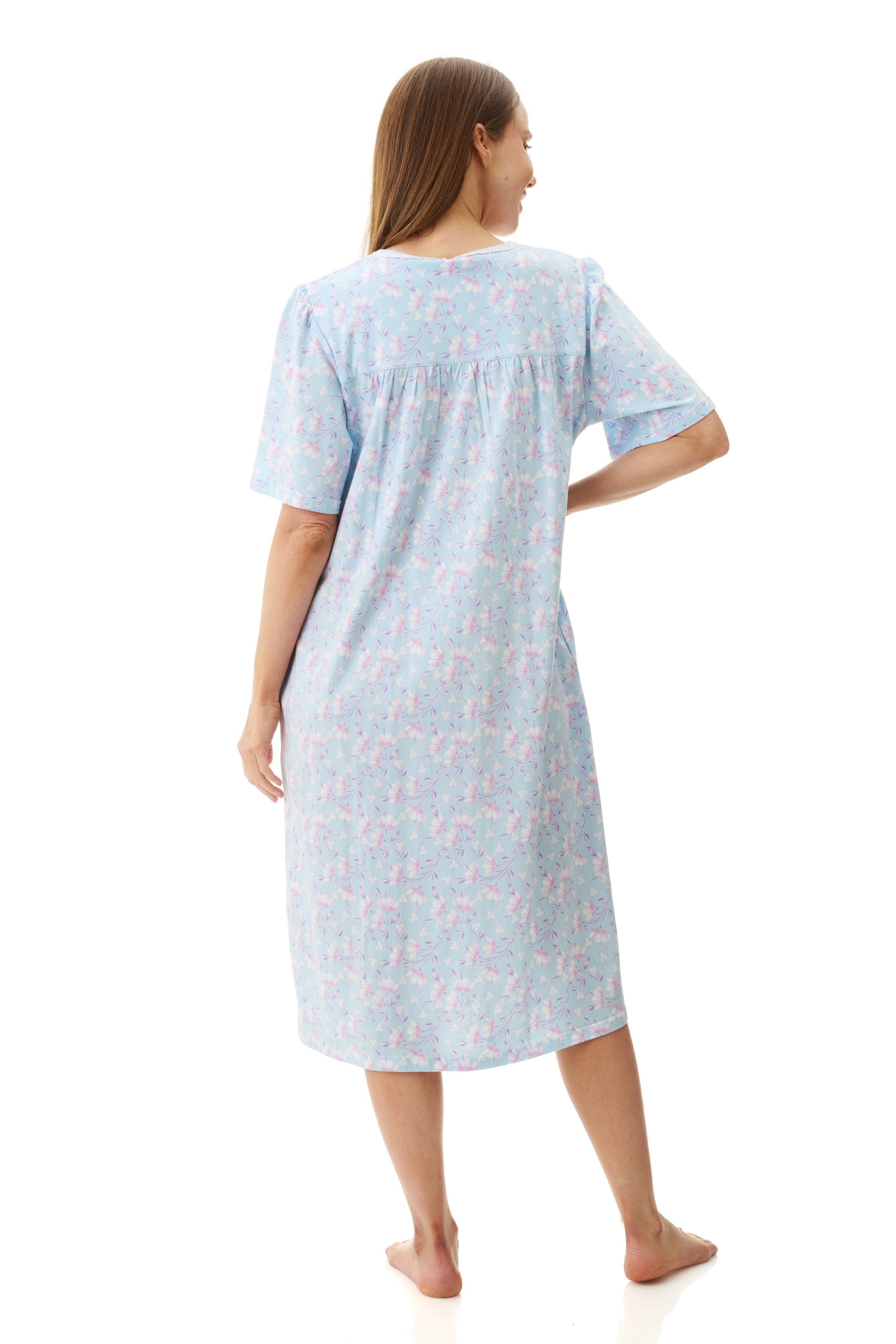 Givoni Val Cotton Knit Brunchcoat -Aqua