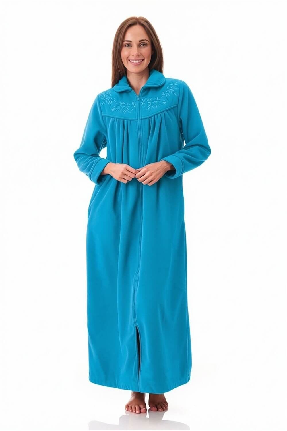Givoni Long Length Polyester Zip Gown -Teal(XL Only)