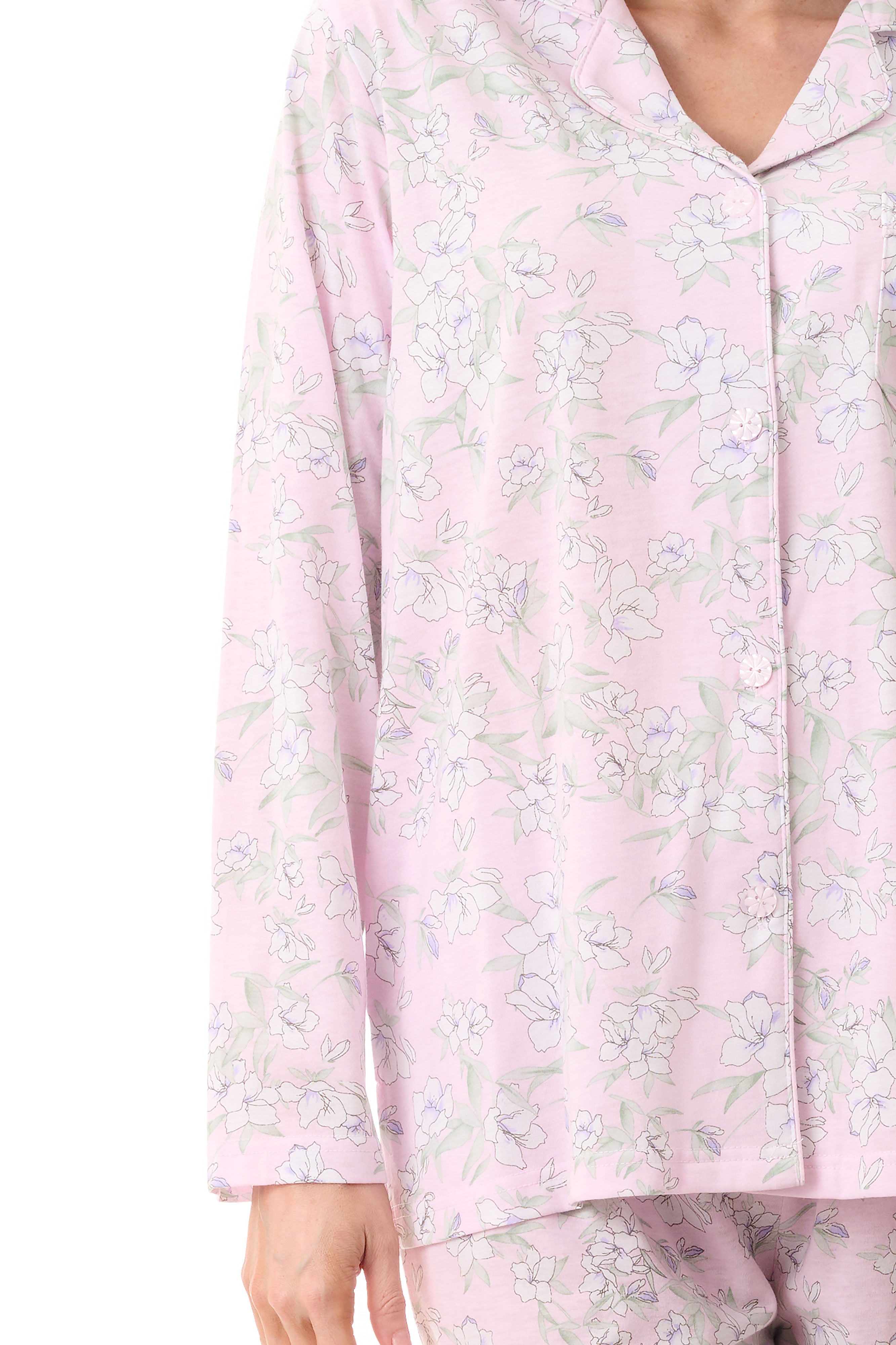 Givoni Asha Poly/Cotton Knit Pyjama- Pink(S Only)