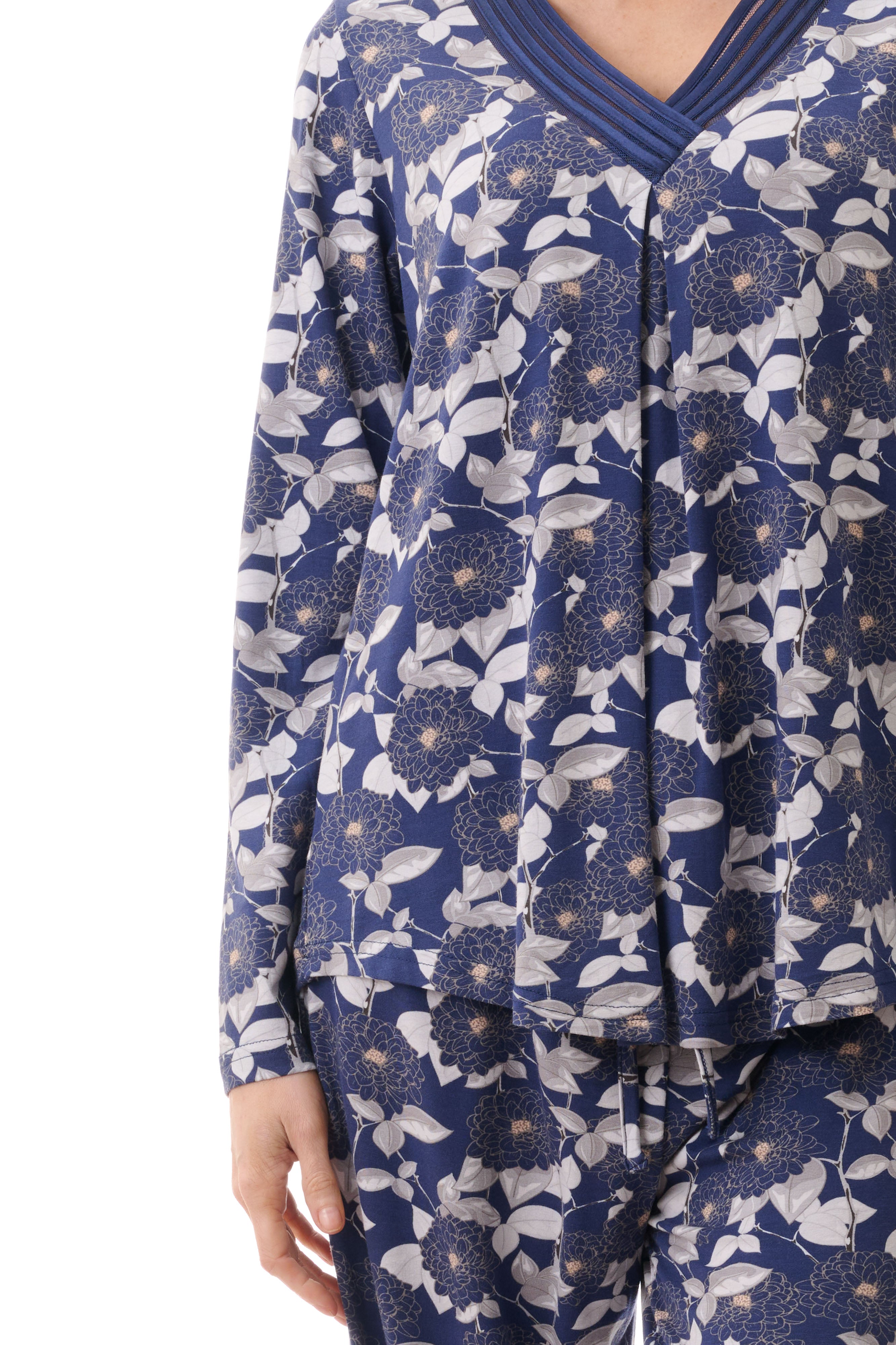 Givoni Coco Viscose Knit Pyjama- Navy(S Only)