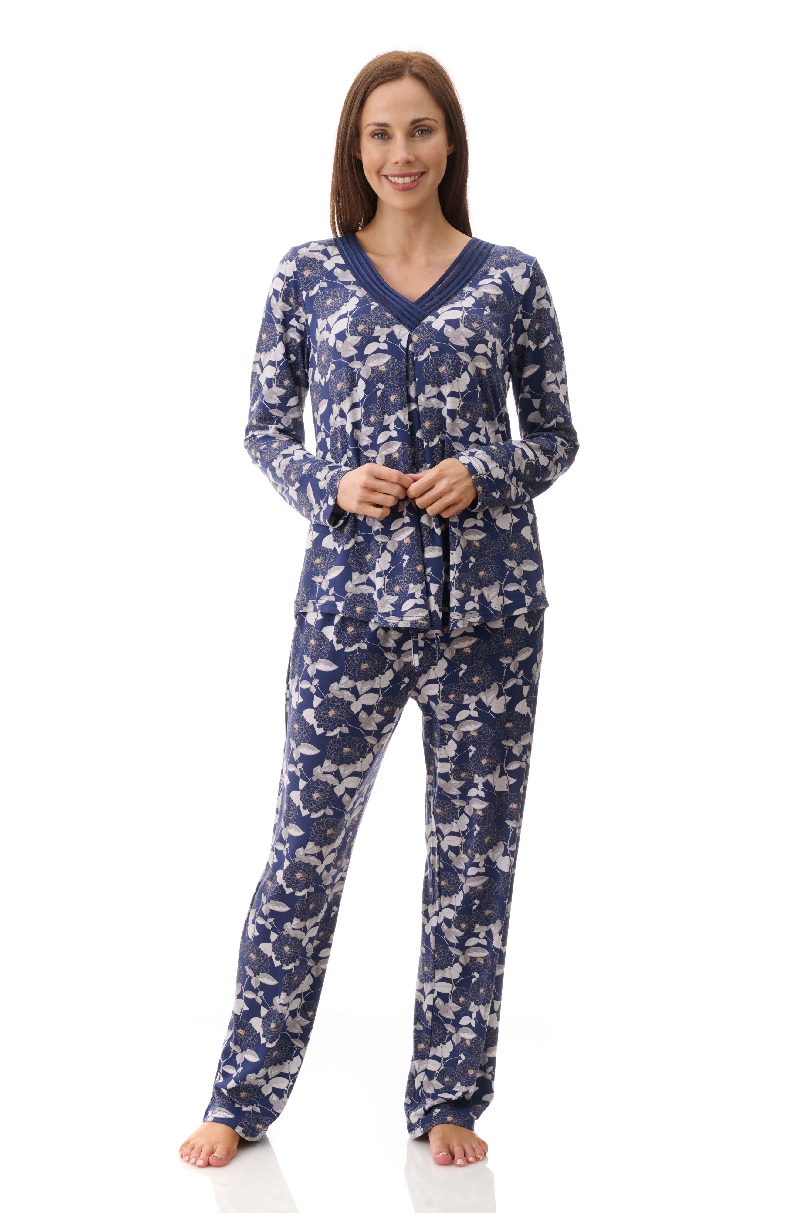 Givoni Coco Viscose Knit Pyjama- Navy(S Only)