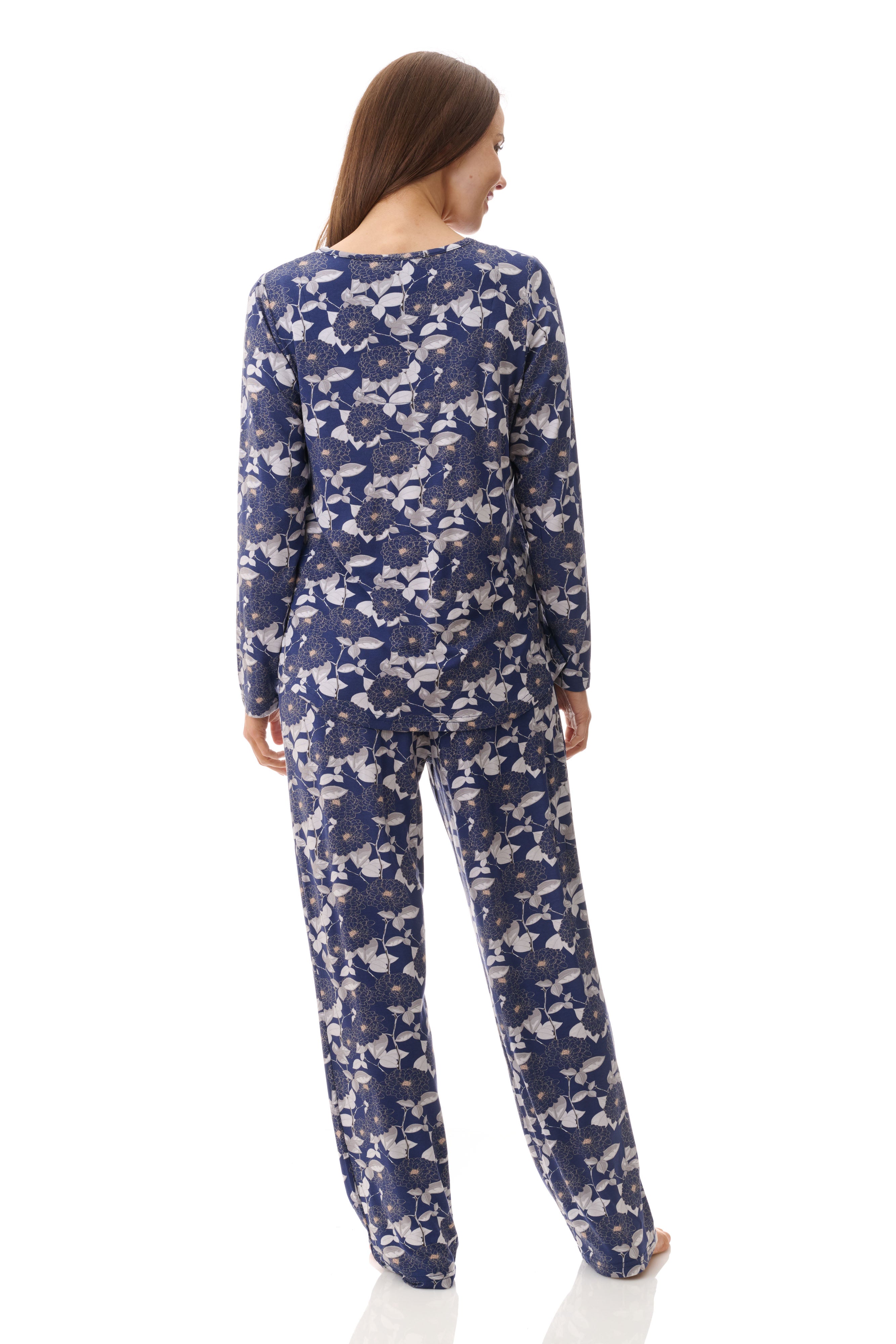 Givoni Coco Viscose Knit Pyjama- Navy(S Only)