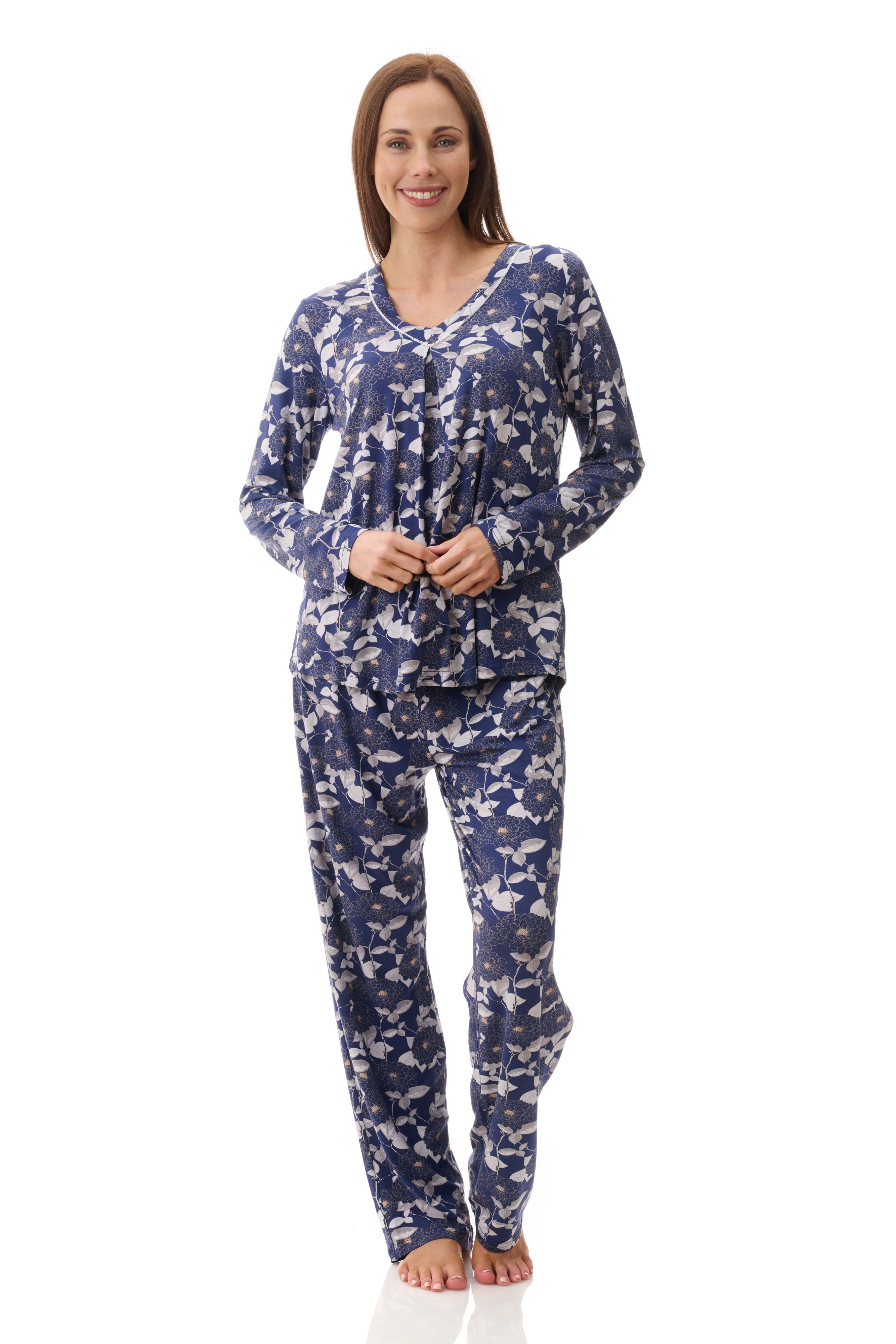 Givoni Coco Viscose Knit Pyjama- Navy(S Only)