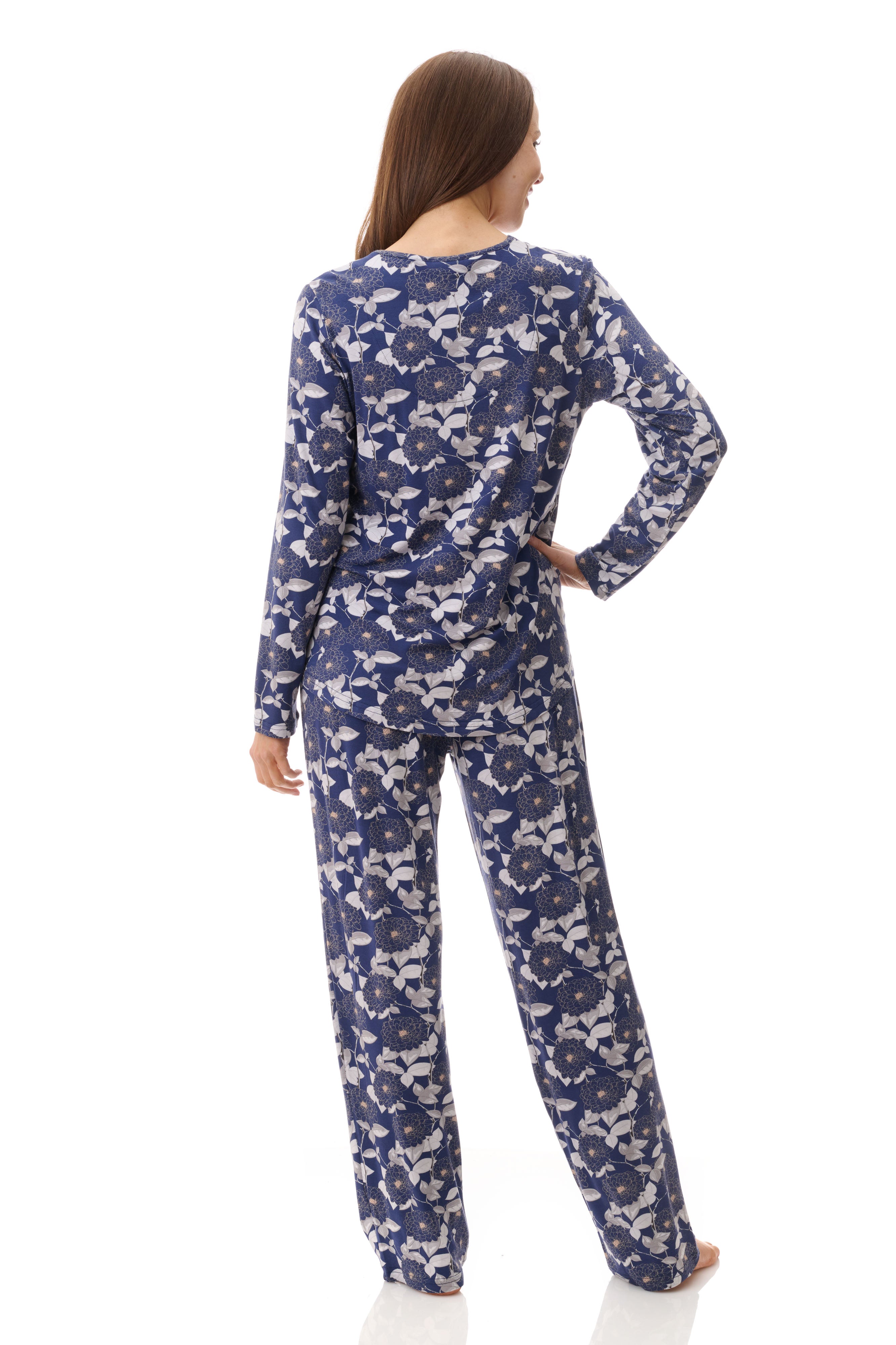 Givoni Coco Viscose Knit Pyjama- Navy(S Only)
