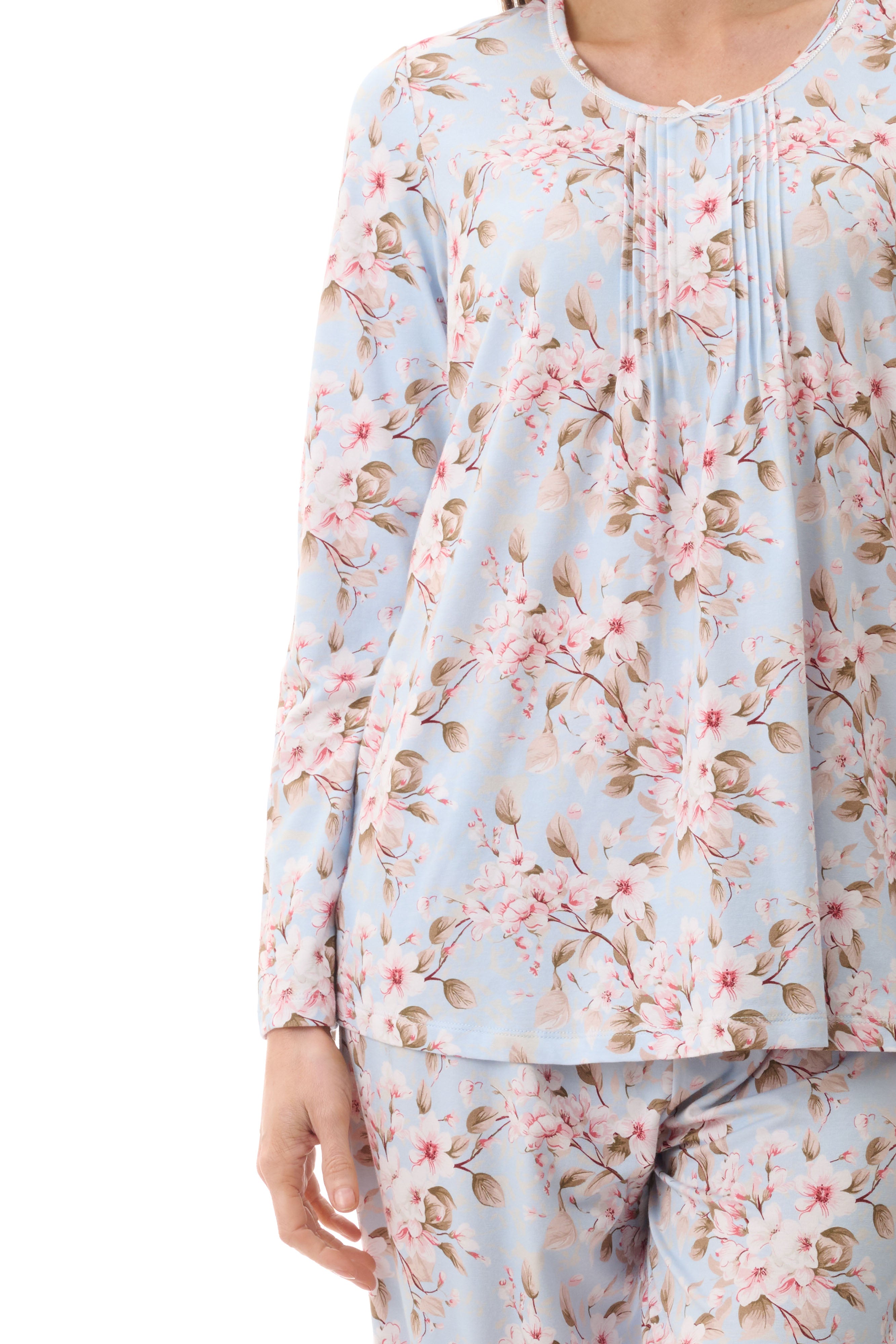 Givoni Demi Cotton/Bamboo Knit PJ- Blue(S/M/L)