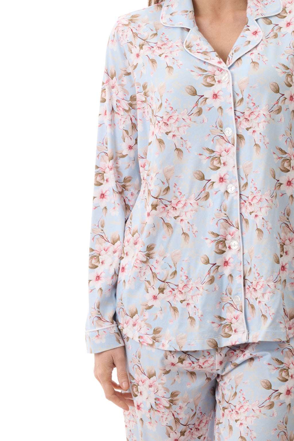 Givoni Demi Cotton/Bamboo Knit PJ- Blue(L Only)