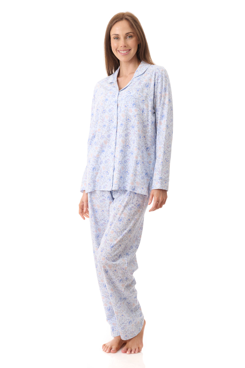Givoni Poppy Cotton Knit Pyjama- Blue(L Only)