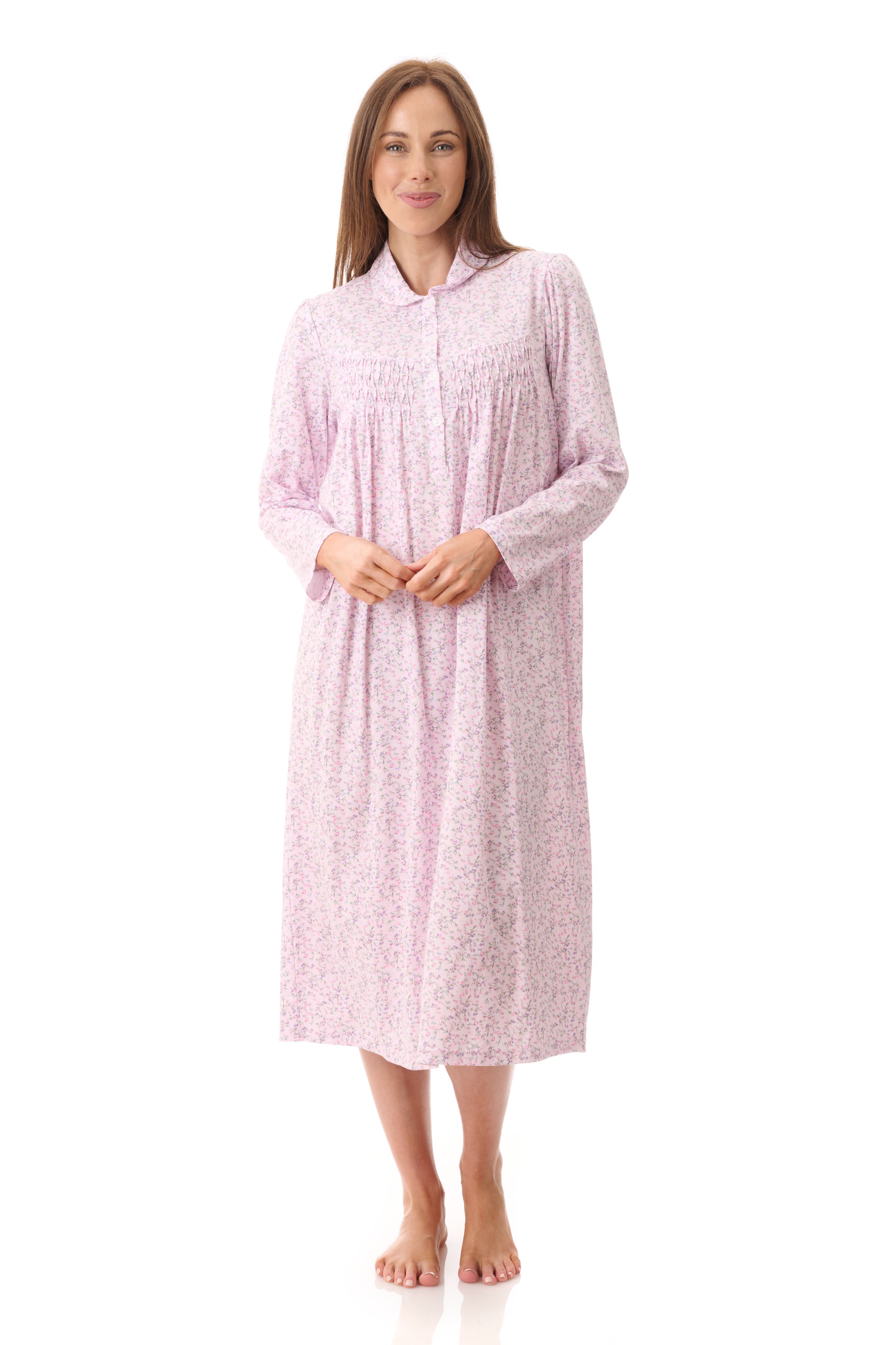Givoni Thea Cotton Knit Mid Nightie -Pink(L Only)