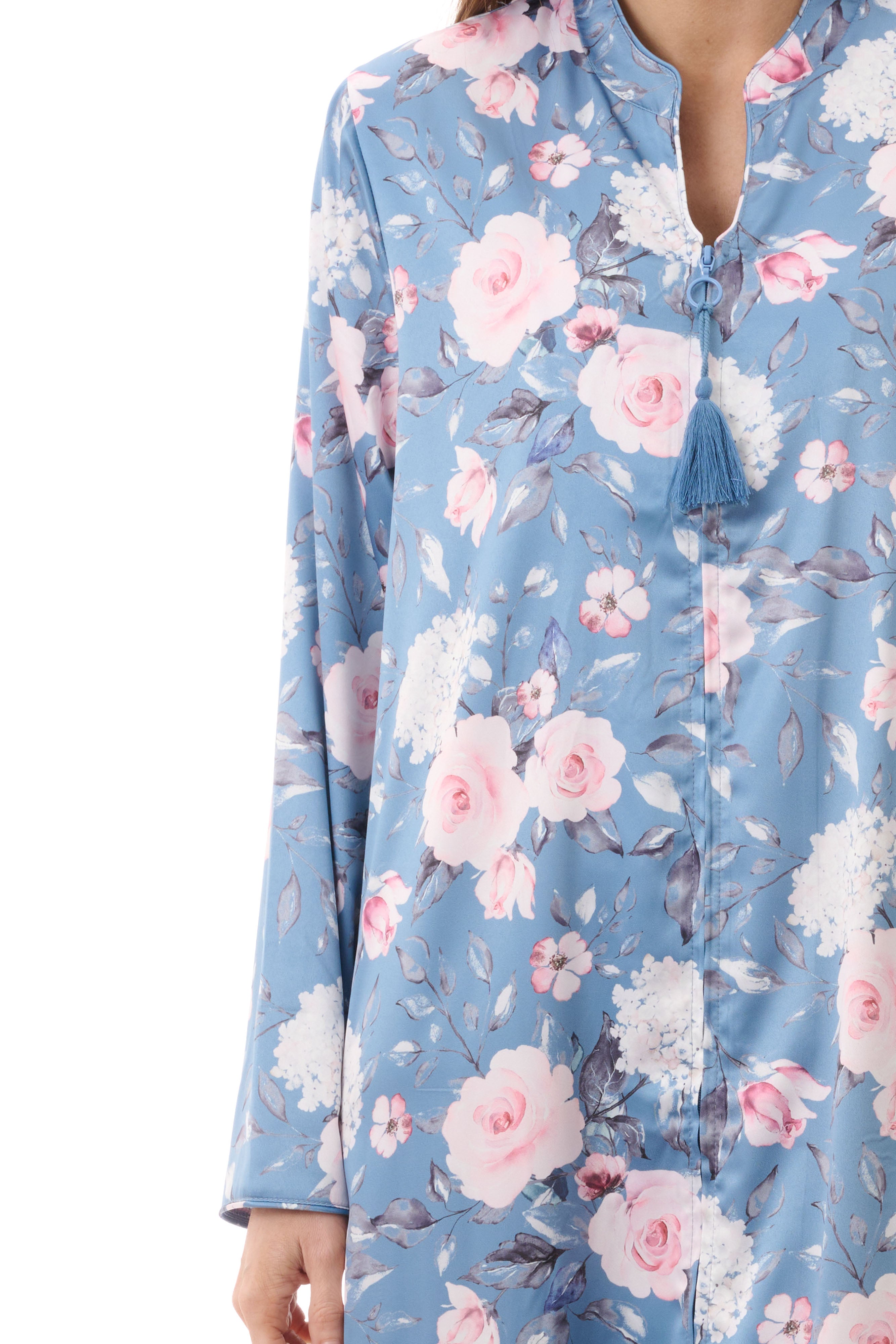 Givoni Jaclyn Polyester Satin Zip Gown -Dusk(S/M/L/XL/2X)