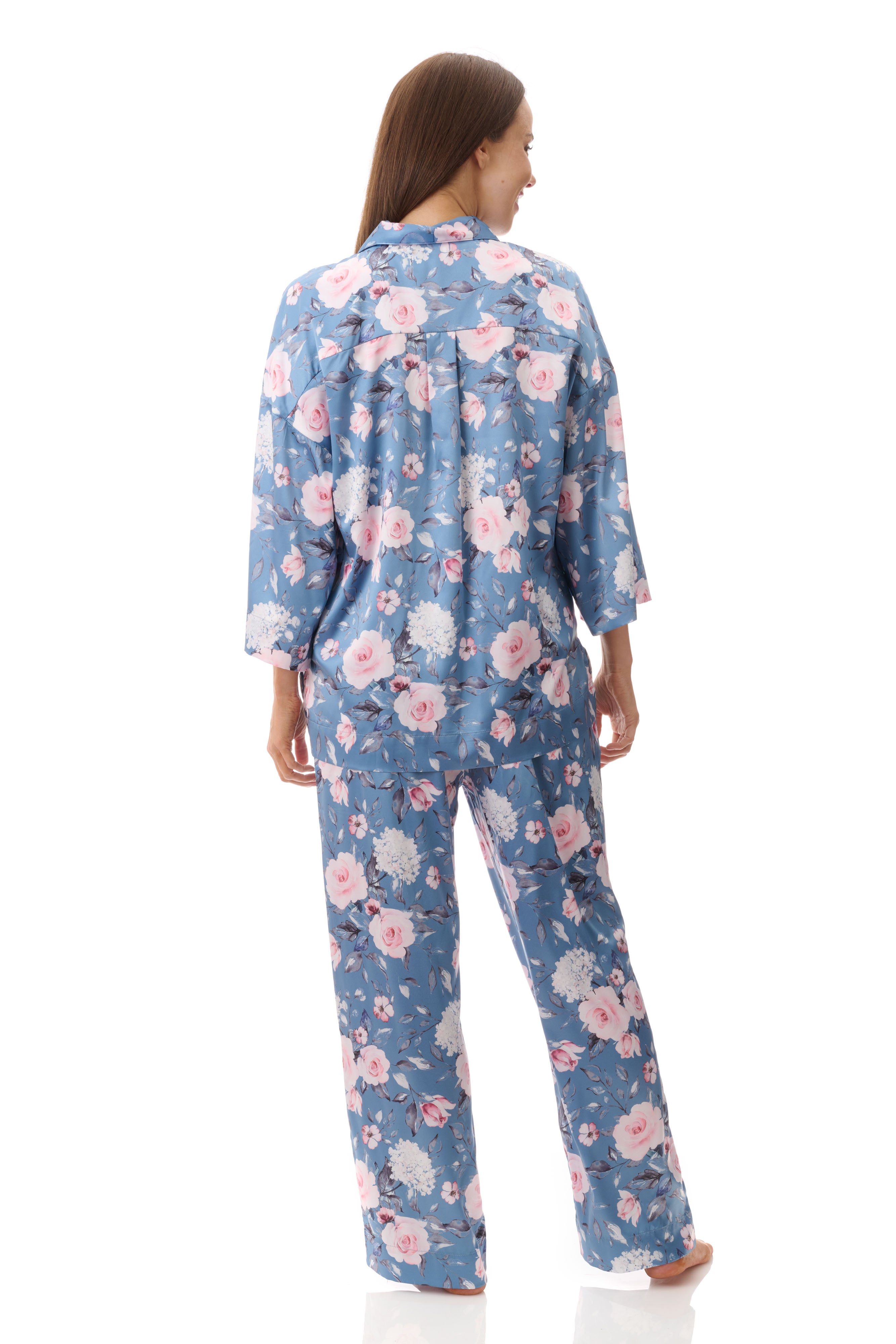 Givoni Jaclyn Polyester Satin Capri Leg PJ -Dusk(S/M/L)