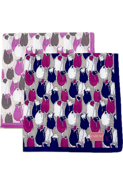 Armando Caruso Tulip Handkerchief -Pink Only