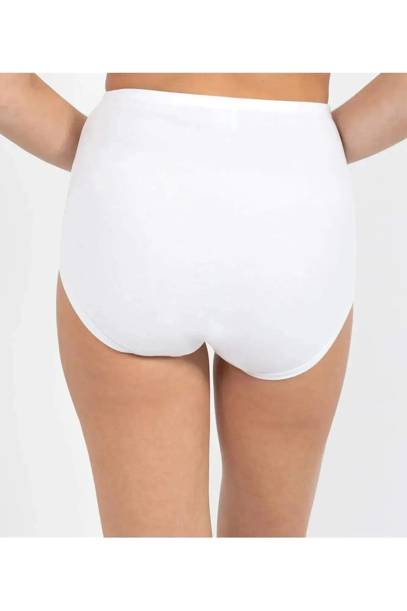 Baselayers Bella Poly/cotton Full Brief -White(18 & 22)