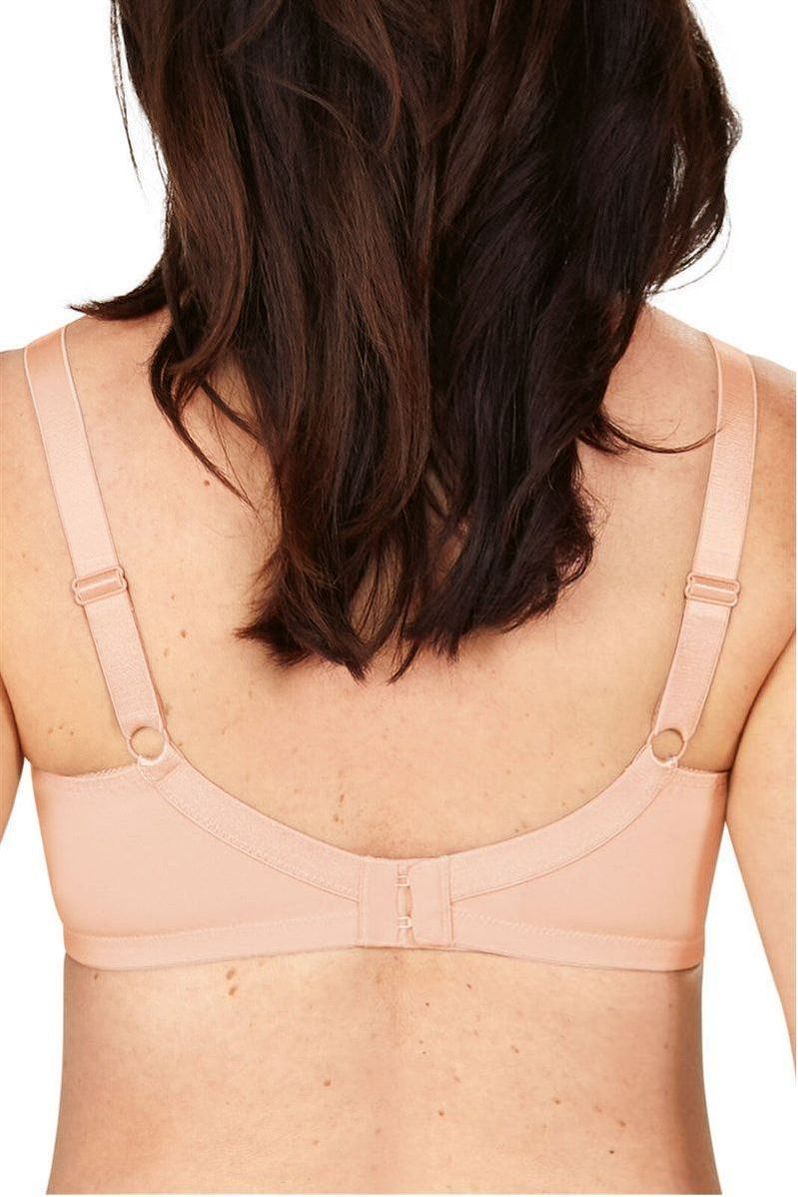 Amoena Nancy Front Fastening Wirefree Bra -Rose Nude
