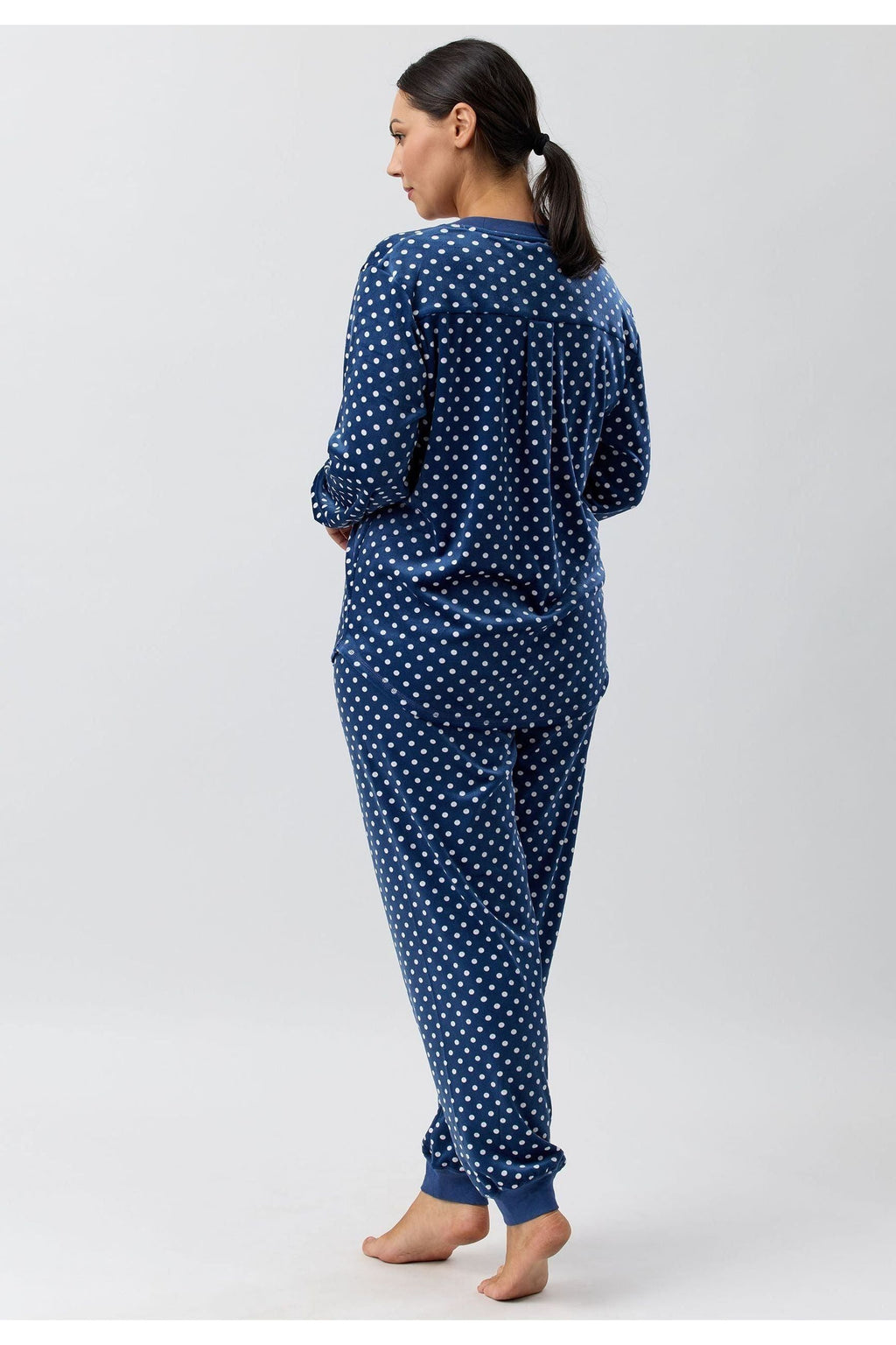 Schrank Spot Velour Polyester Ski PJ -Navy(10 Only)