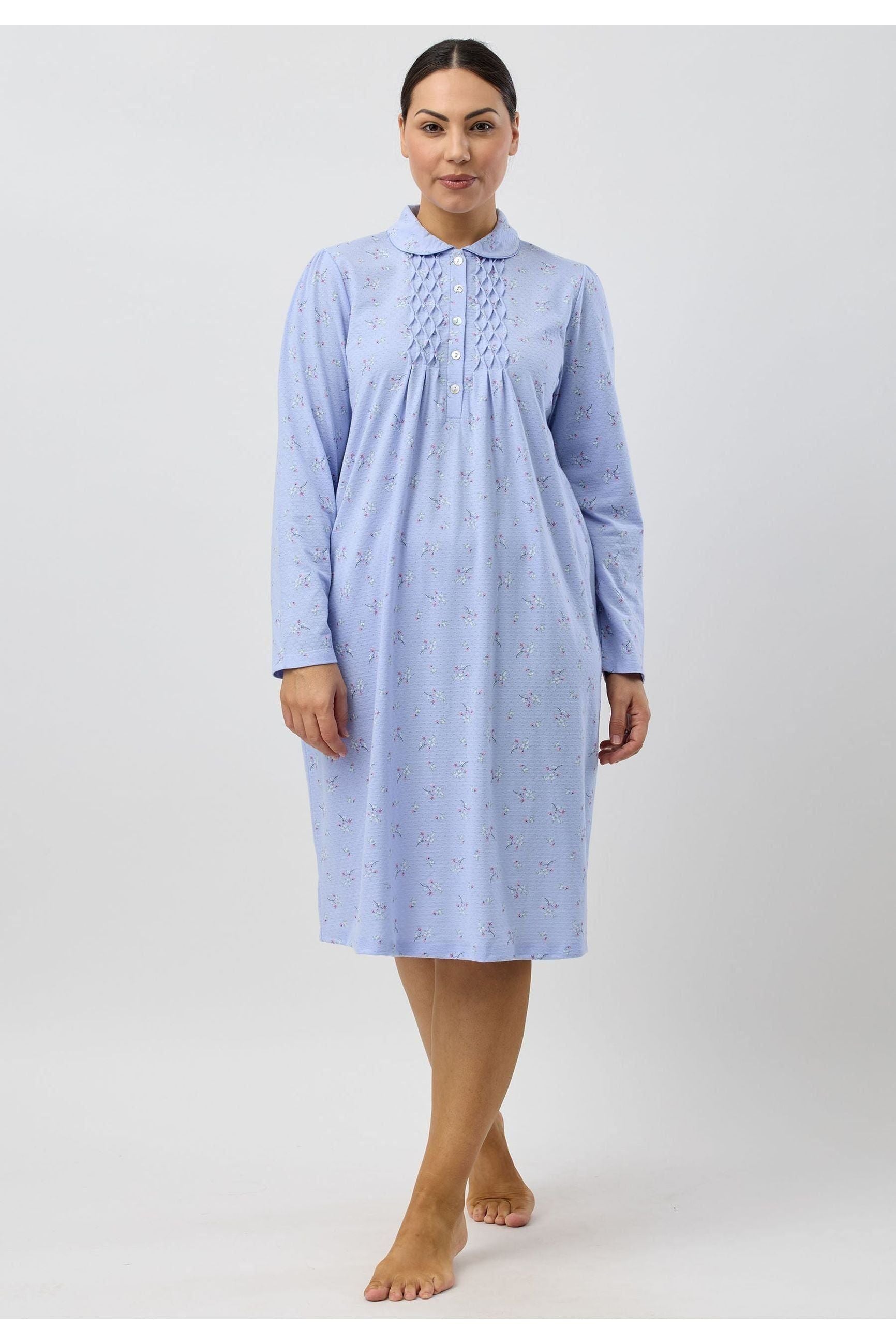 Schrank Sweet Pea Poly/Cotton Knit Short Nightie -Lav(20 & 24)