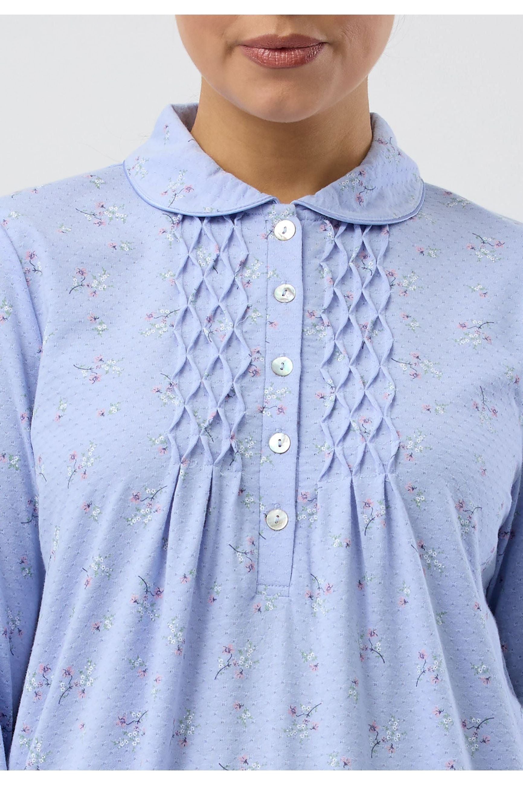 Schrank Sweet Pea Poly/Cotton Knit Short Nightie -Lav(20 & 24)