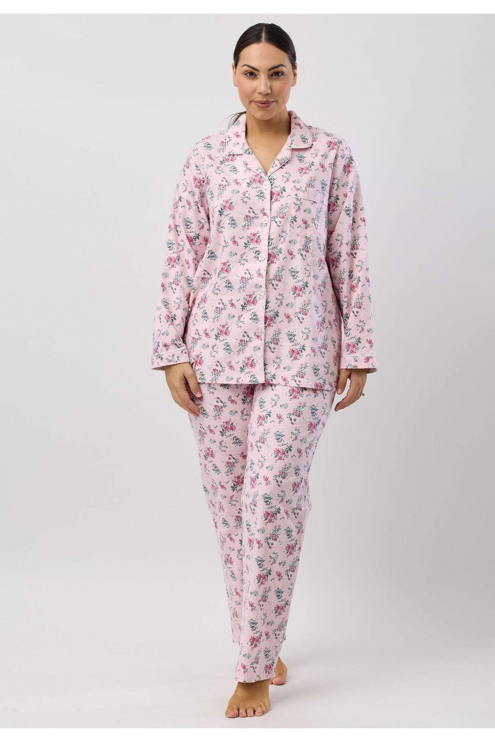 Schrank Crab Apple Flannelette PJ -Pink(14 Only)