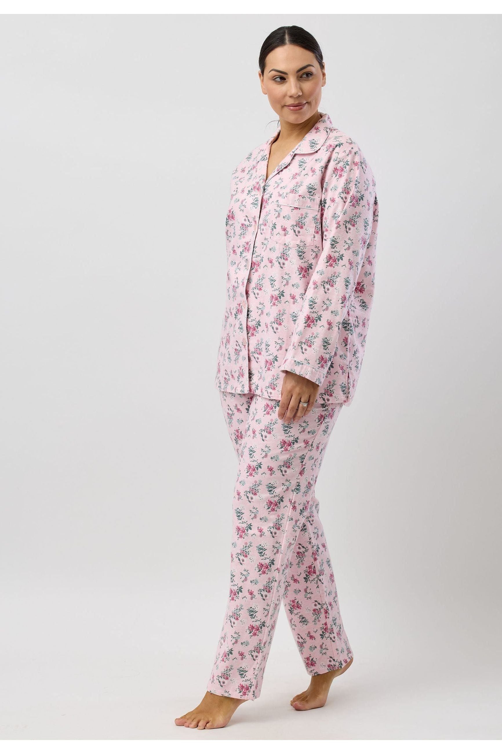 Schrank Crab Apple Flannelette PJ -Pink(14 Only)
