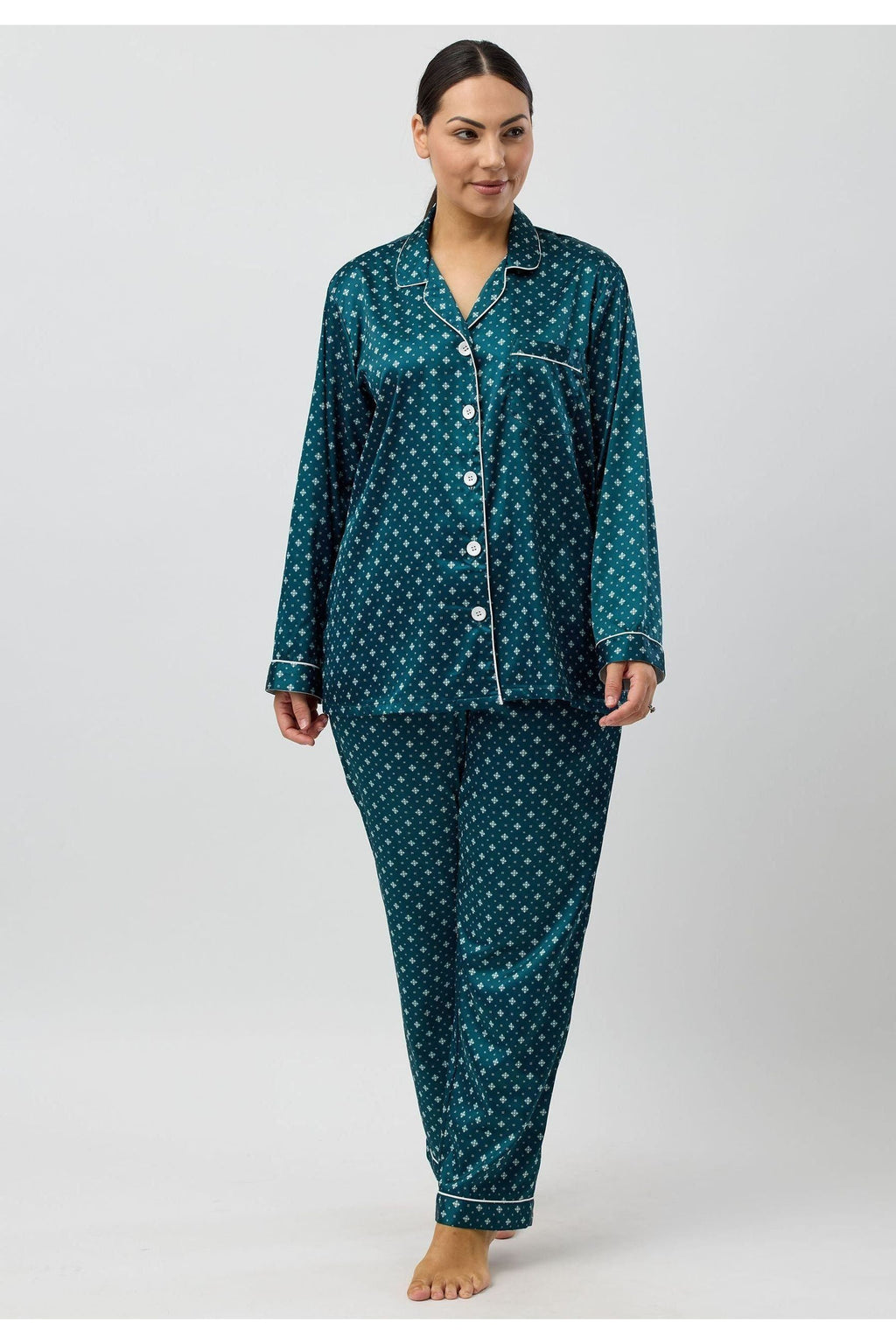 Schrank Art Deco Polyester Satin PJ -Forest(12 Only)