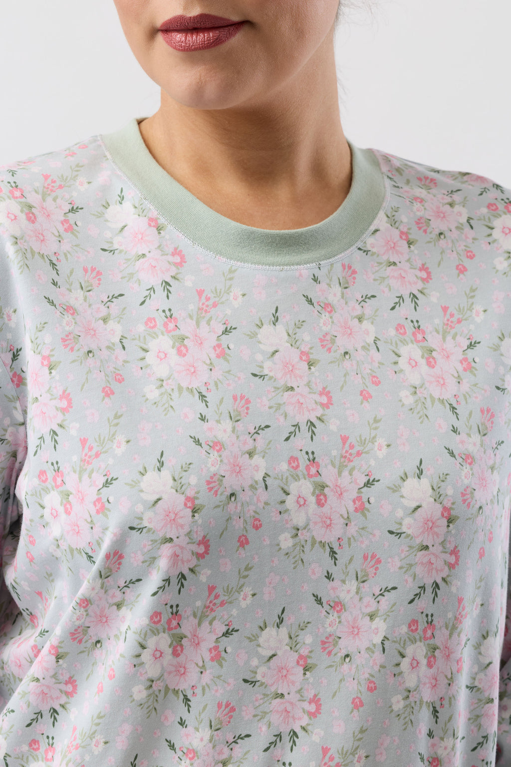 Schrank Bouquet Cotton Knit Ski PJ -Sage(10 & 18)